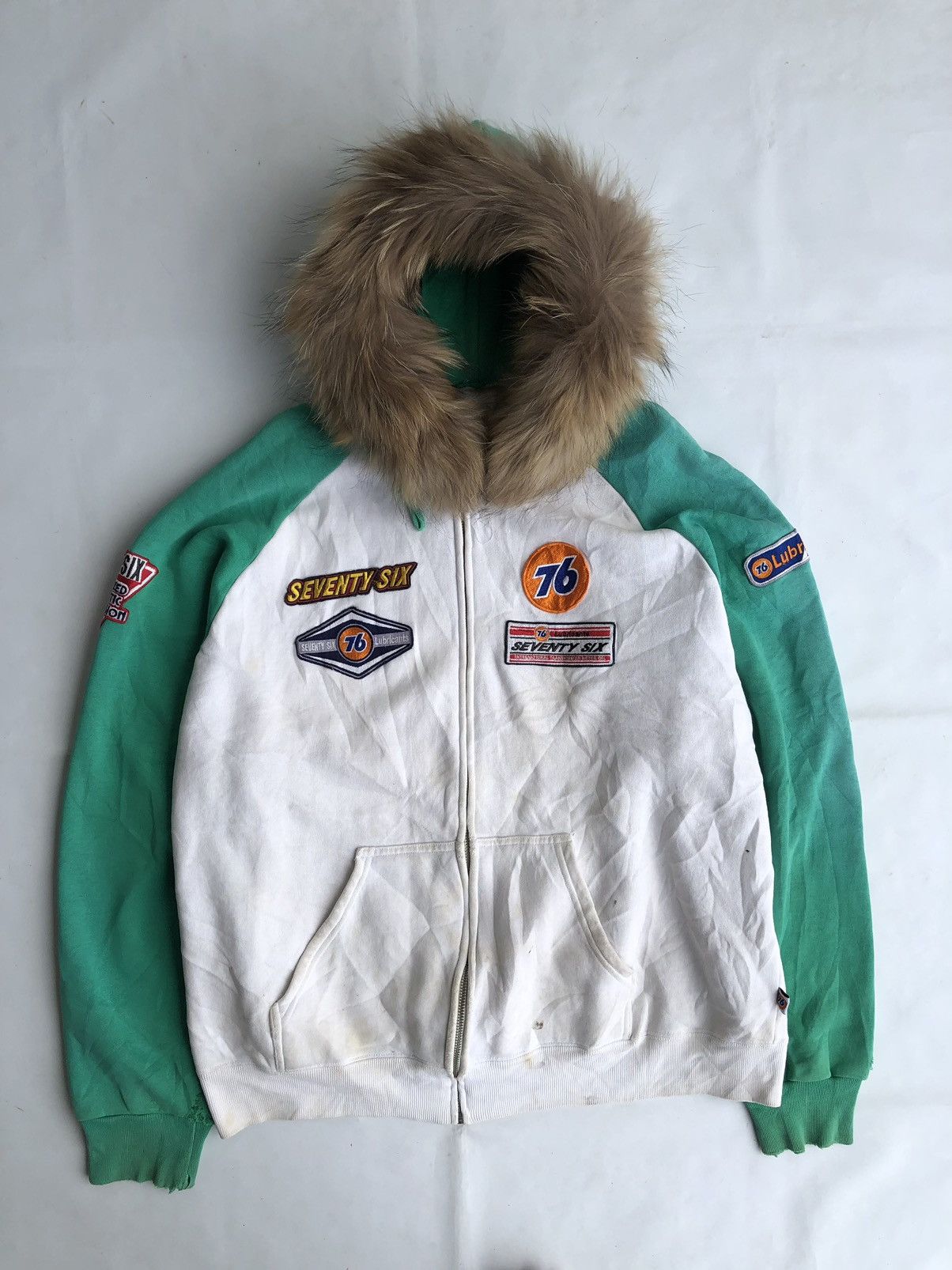 If Six Was Nine japanese Poem Patchwork fur hoodie ifsixwasnine Style Size US L / EU 52-54 / 3 - 1 Thumbnail