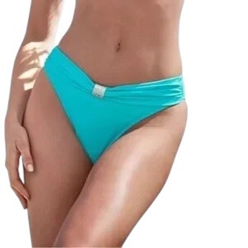 Other Venus Goddess Moderate Swim Bottom Aqua Reef Sz10 Mid Rise Size L / US 10 / IT 46 - 7 Thumbnail