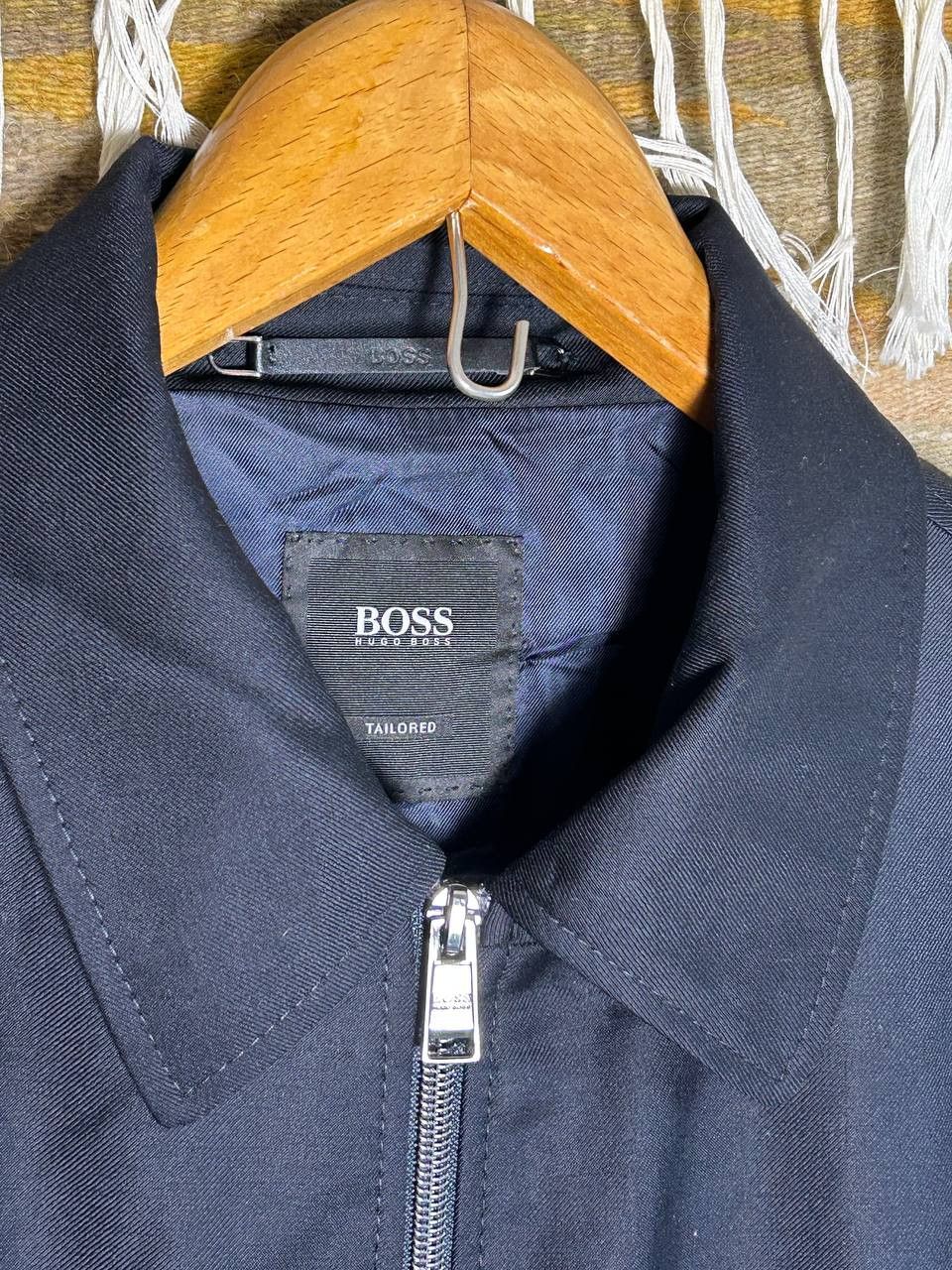 Hugo Boss Hugo Boss x Loro Piana Wool Heston Wing Bomber Jacket Size US M / EU 48-50 / 2 - 3 Thumbnail