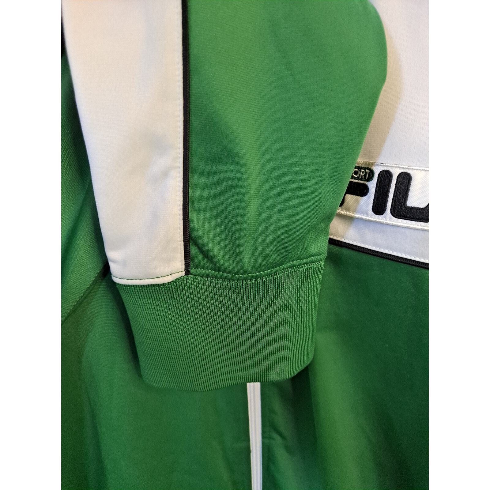 Other Fila Sport Green and White Italia Track Jacket Size Large Size US L / EU 52-54 / 3 - 6 Thumbnail