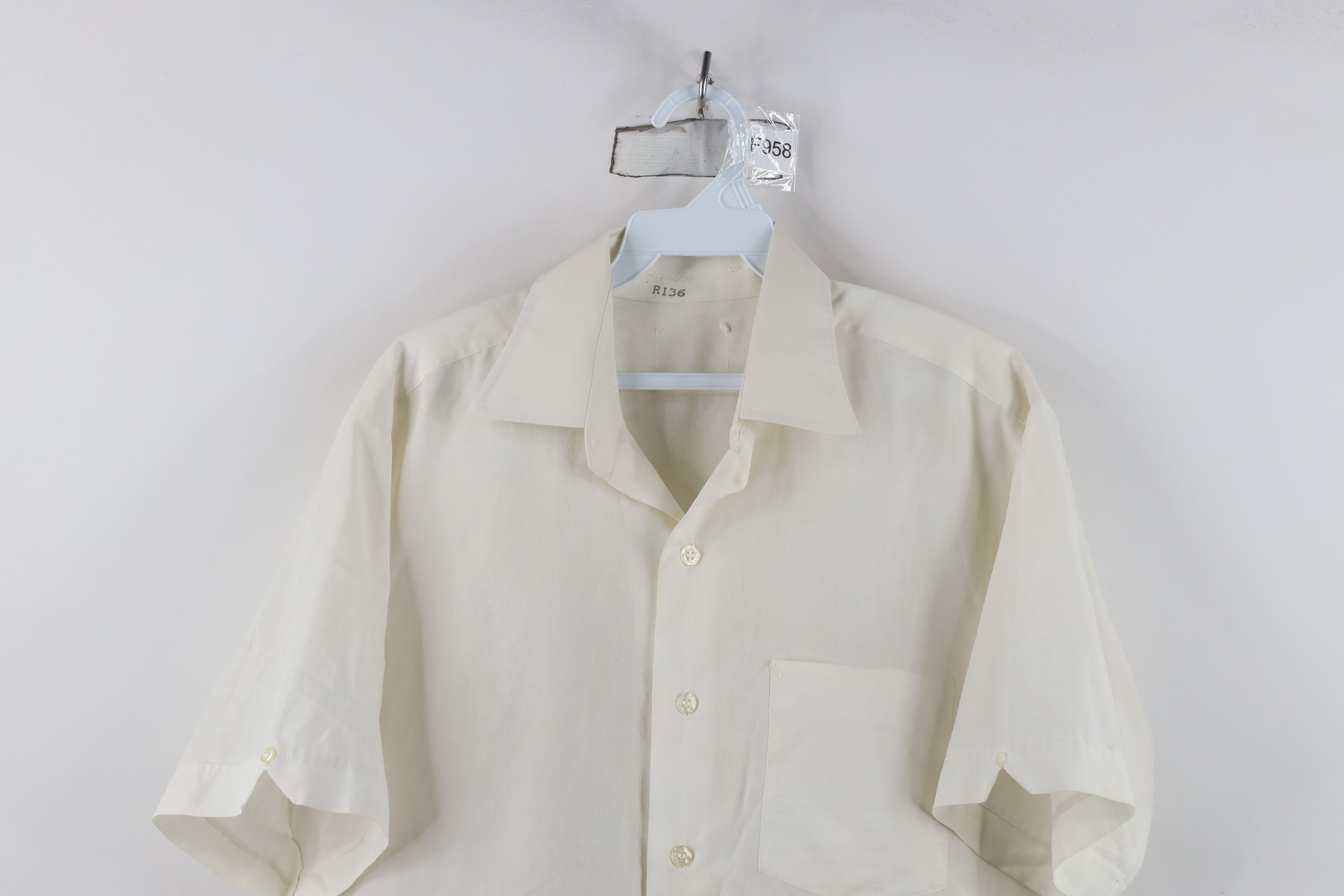 Vintage Vintage 50s 60s Streetwear Short Sleeve Collared Shirt Size US M / EU 48-50 / 2 - 2 Thumbnail