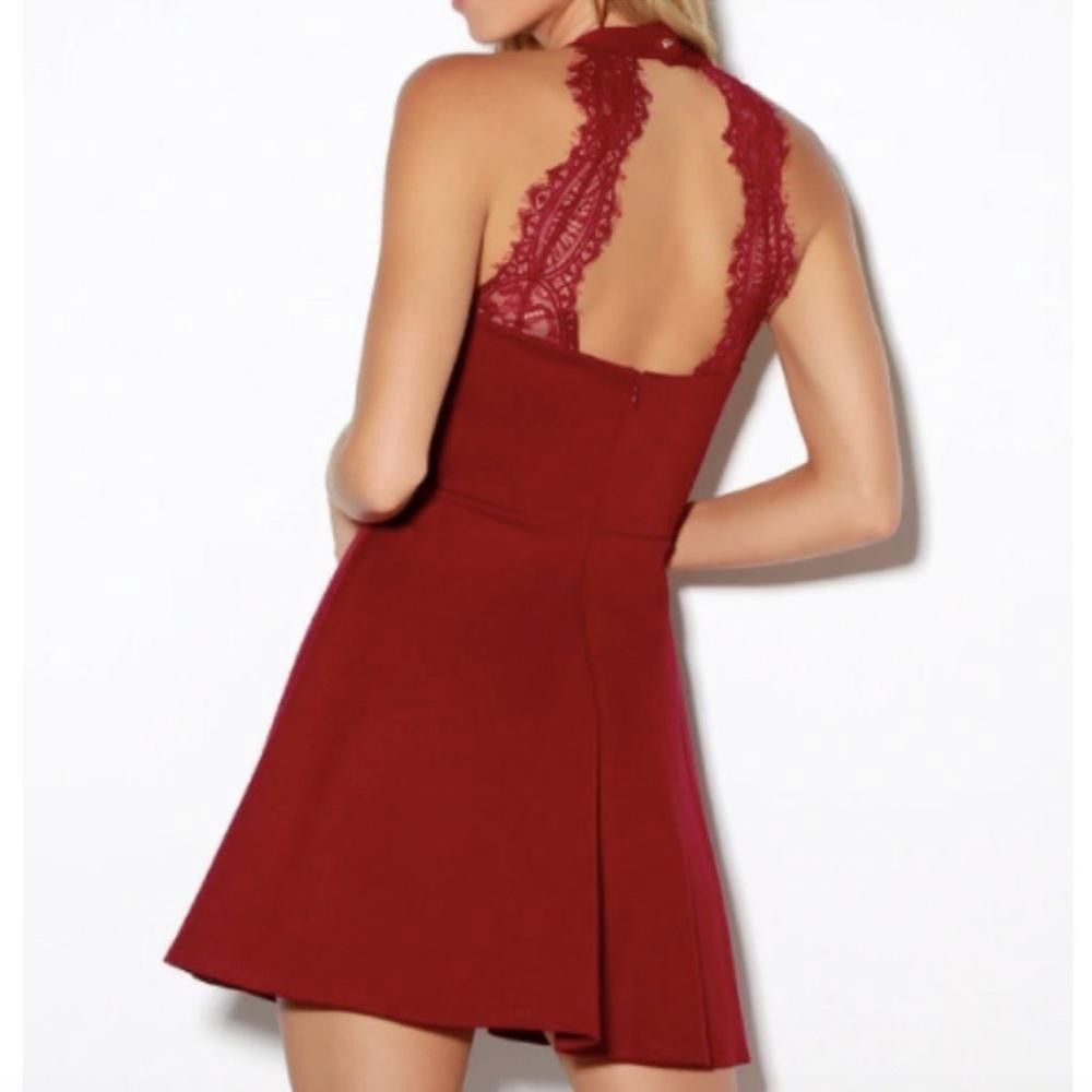 Lulus Lulus l NWT Hometown Girl Back Lace Skater Dress Small Size S / US 4 / IT 40 - 3 Thumbnail