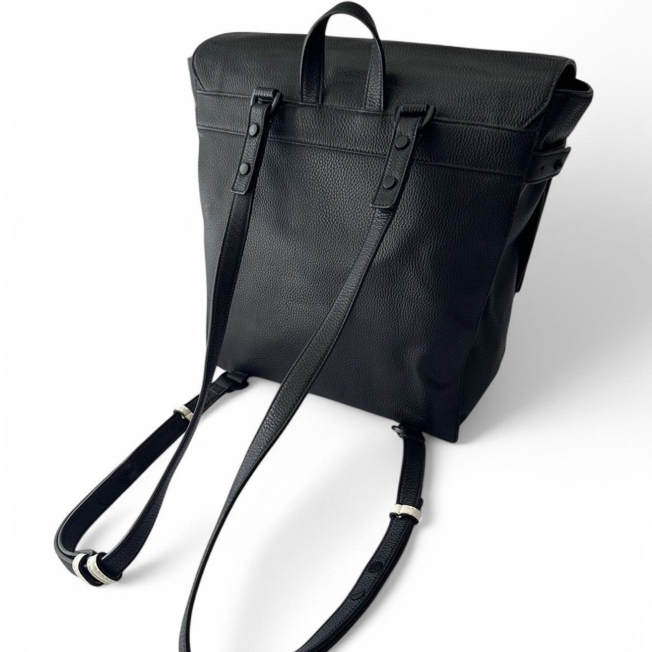 Other Niko Ineko Black Vegan Leather Everyday Backpack Size ONE SIZE - 2 Thumbnail