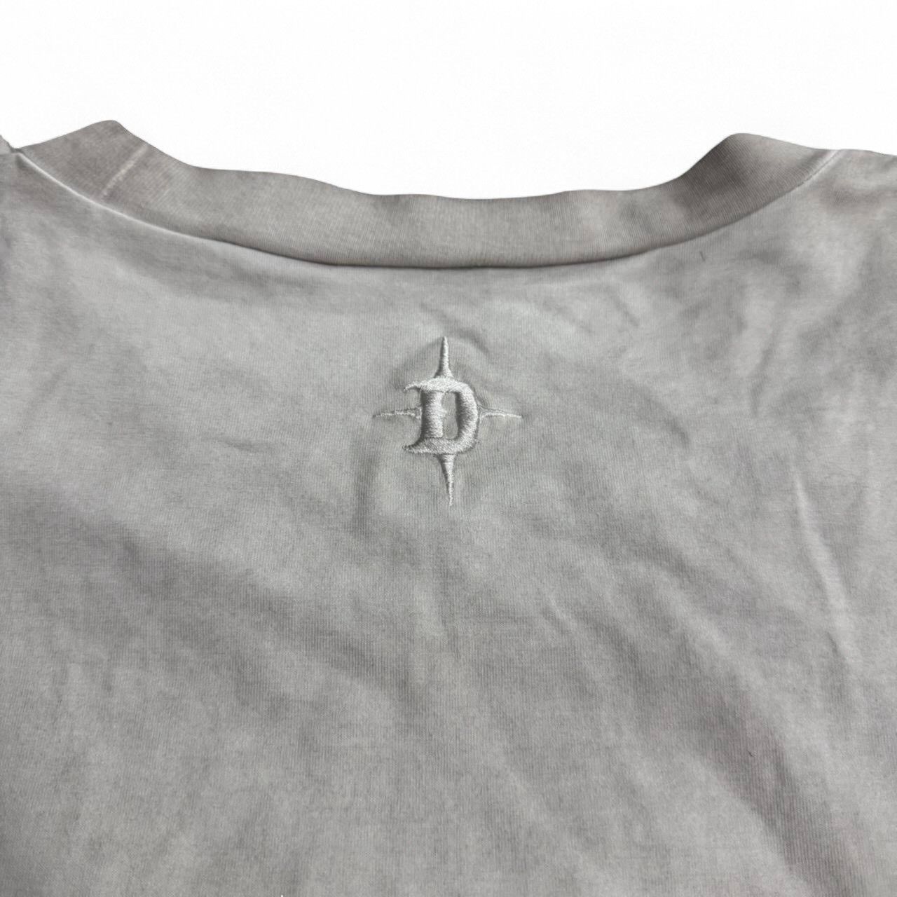 Dolls Kill Darker Wavs Echo Unisex Grey Distressed Layered T-Shirt Size M / US 6-8 / IT 42-44 - 10 Thumbnail