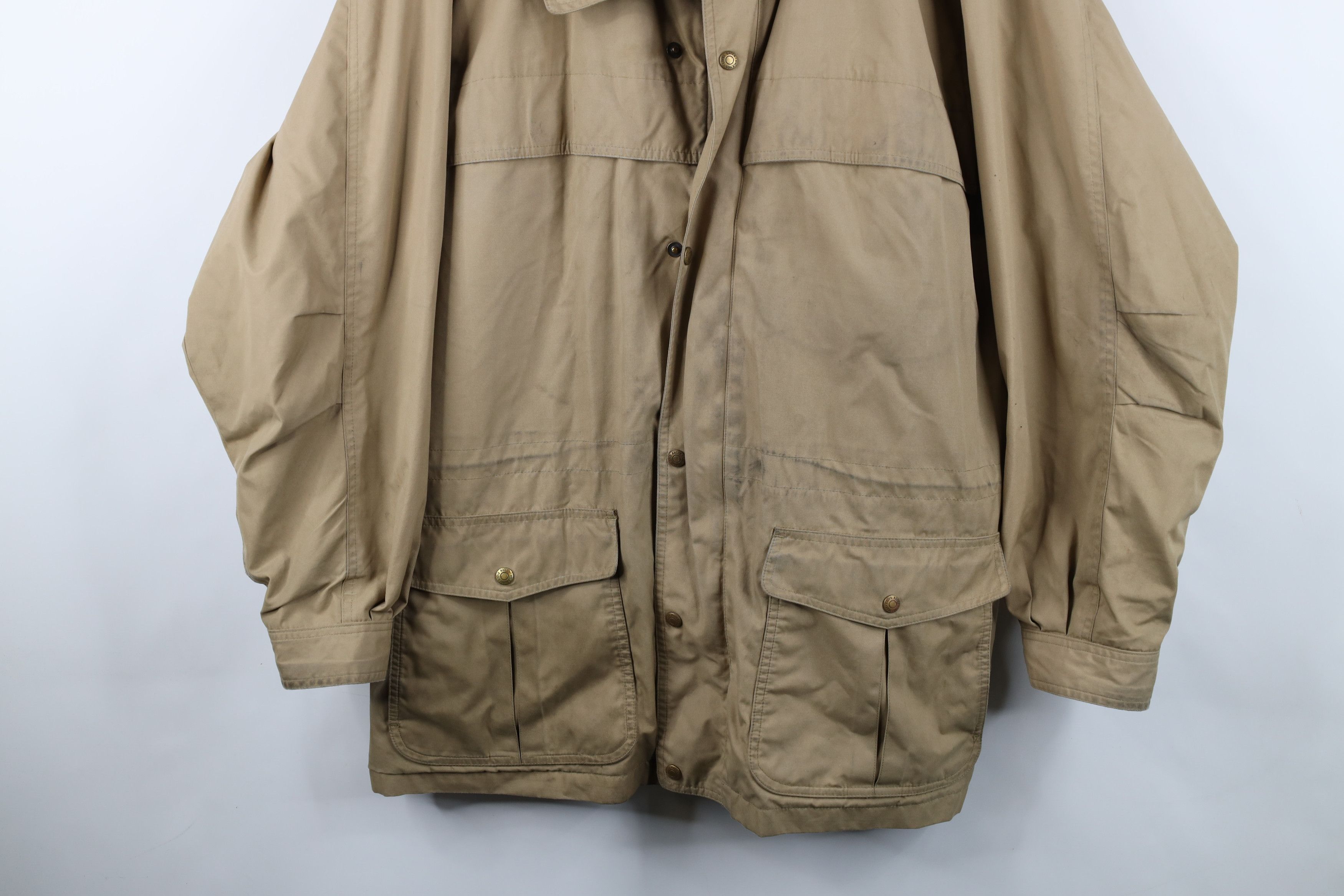 Eddie Bauer × Vintage Vintage 90s Eddie Bauer Wool Lined Mountain Parka Jacket Size US XL / EU 56 / 4 - 3 Thumbnail