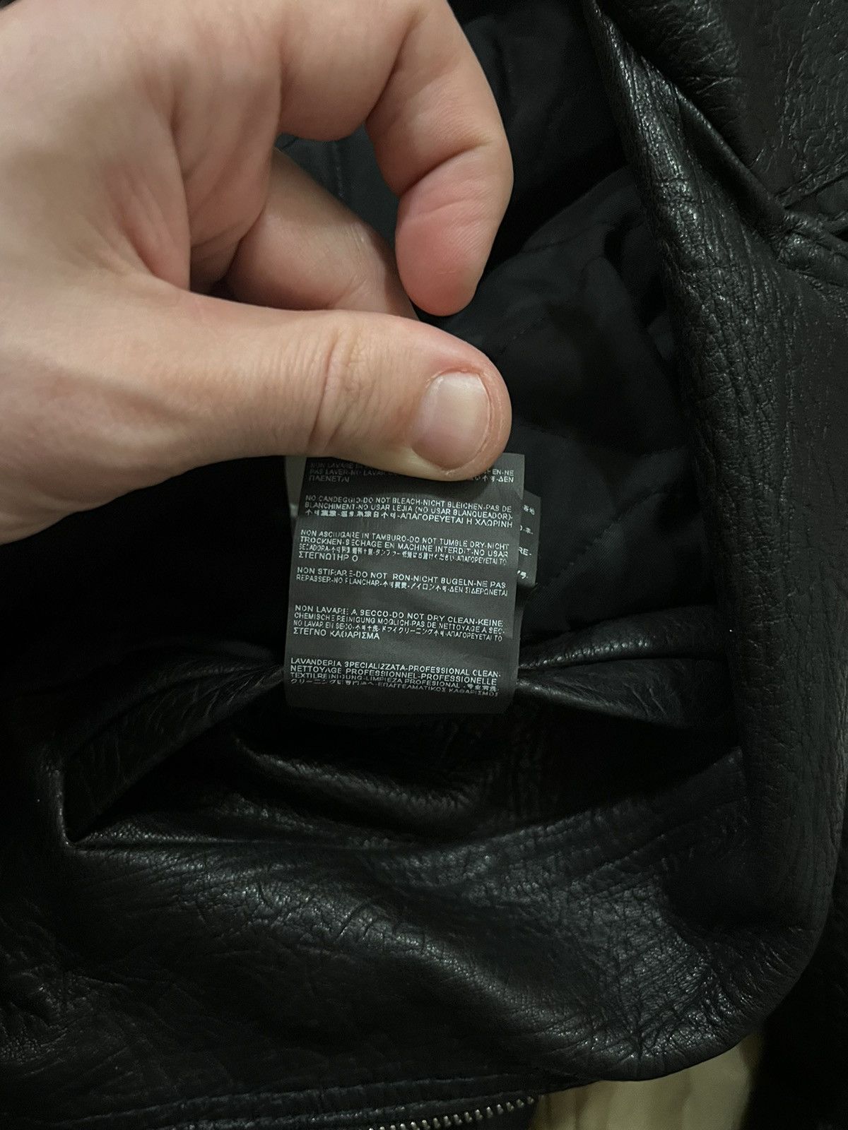 Balenciaga BALENCIAGA 2014 Lamb Leather Moto Jacket size 48 $5600 Size US M / EU 48-50 / 2 - 8 Thumbnail