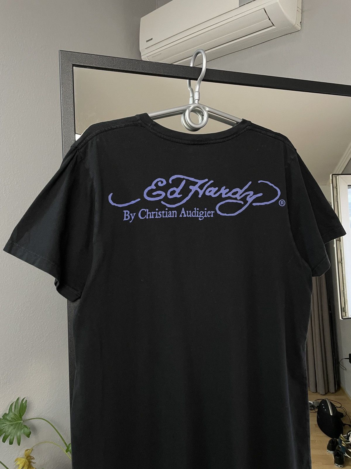 Ed Hardy Vintage Y2K Ed Hardy Over Printed Tee Skull T-shirt Size US L / EU 52-54 / 3 - 8 Thumbnail
