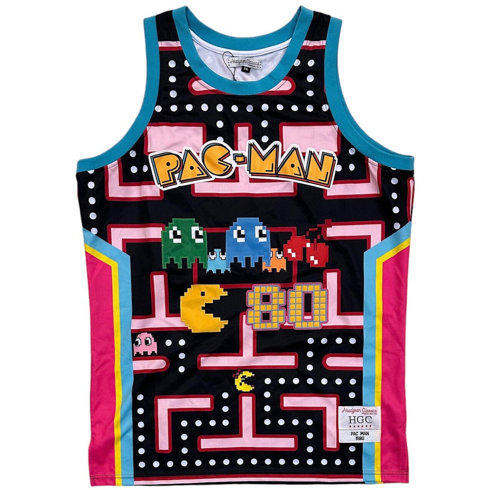 Other Pac-Man Video Game Men's Headgear Classics Basketball Jersey Size US XL / EU 56 / 4 - 2 Thumbnail