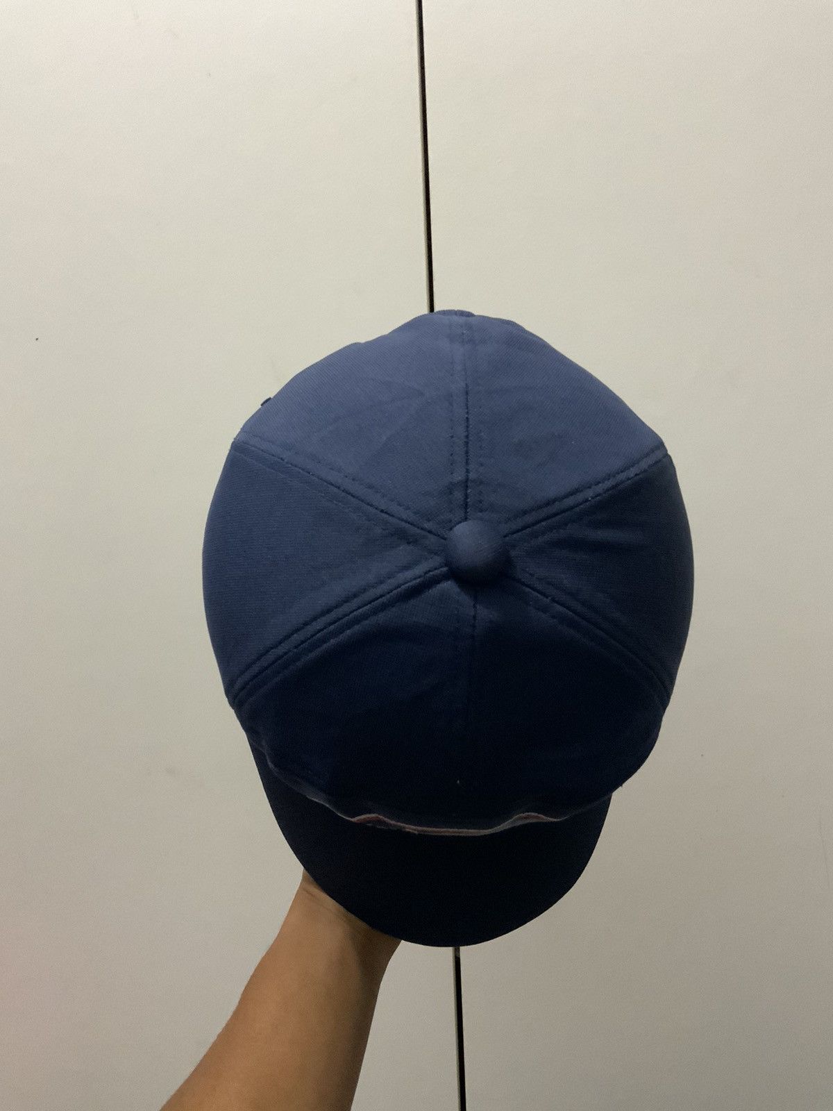Vintage Vintage Yanmar Big Logo Indigo Hat Size ONE SIZE - 6 Thumbnail