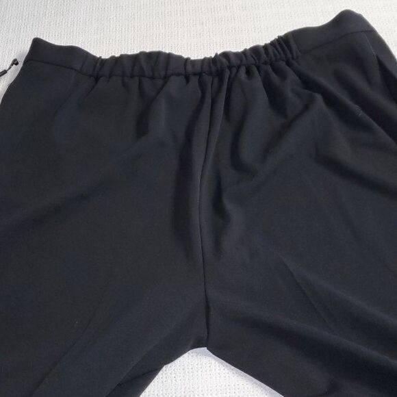 Calvin Klein Calvin Klein Black Trimmed Satin High Rise Elastic Pocketed Size 39" - 5 Thumbnail
