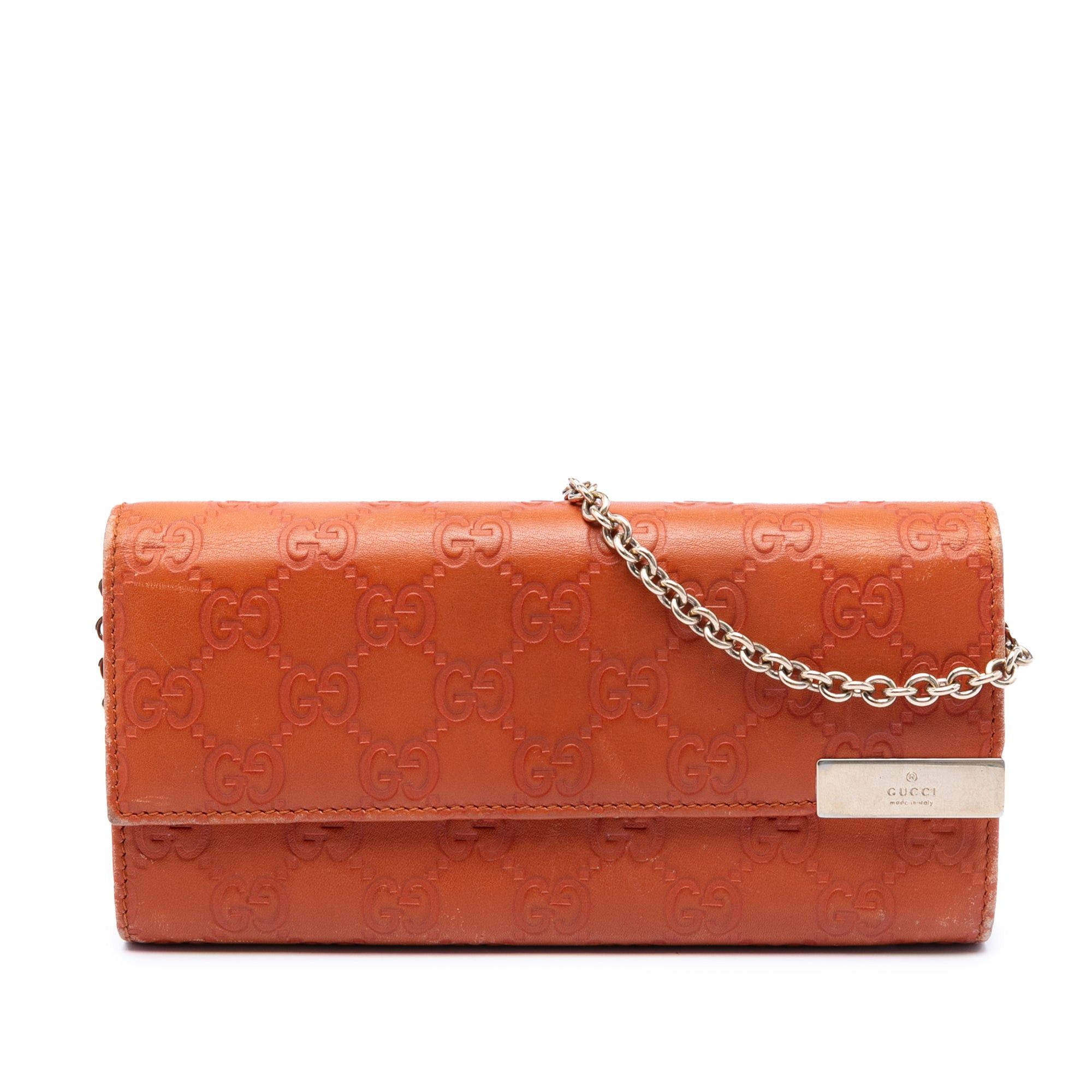 Gucci Guccissima Dice Wallet On Chain Size ONE SIZE - 1 Thumbnail