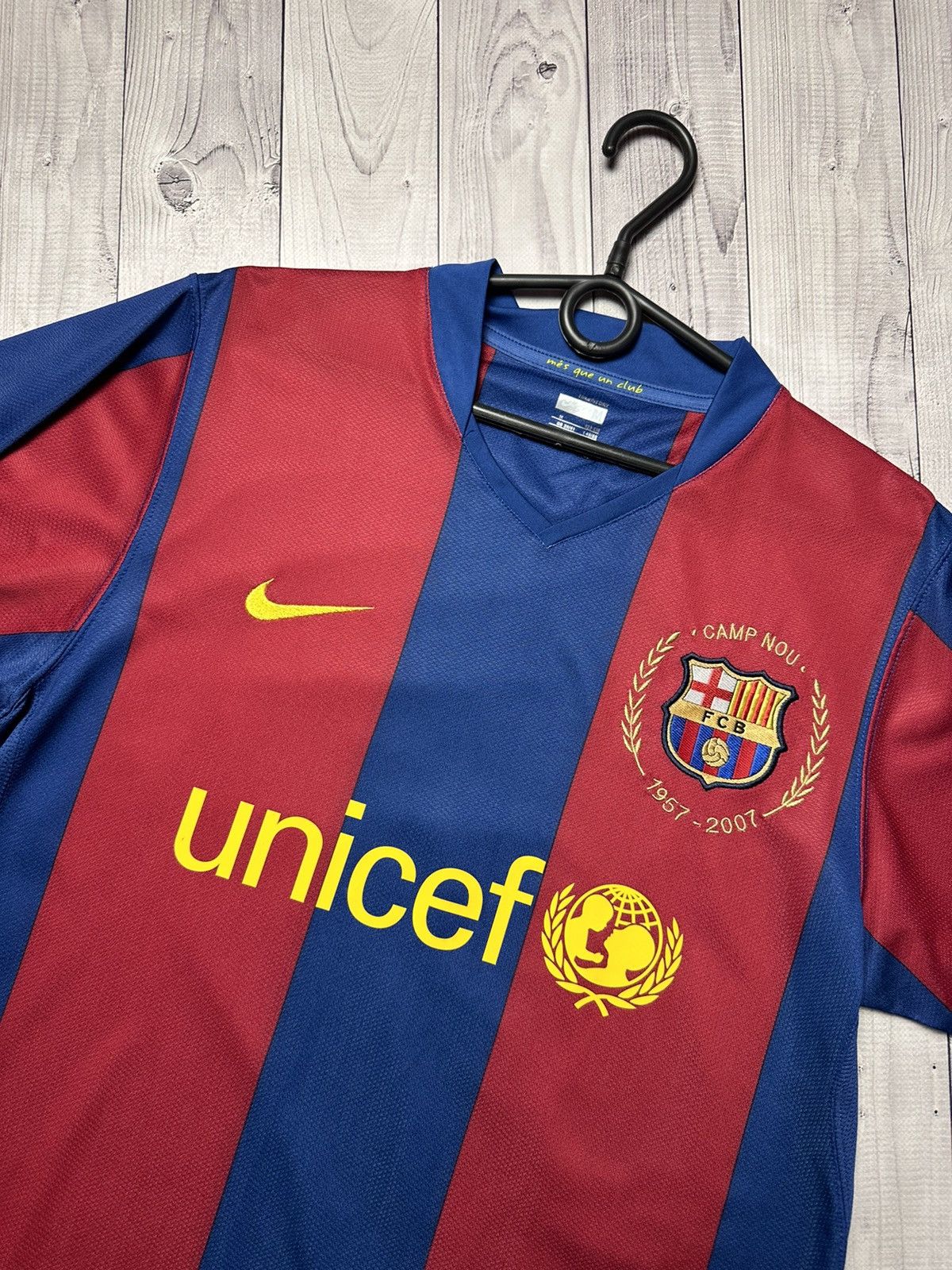 Nike × Vintage Vintage Nike Barcelona soccer jersey size M 150 years Size US M / EU 48-50 / 2 - 4 Thumbnail
