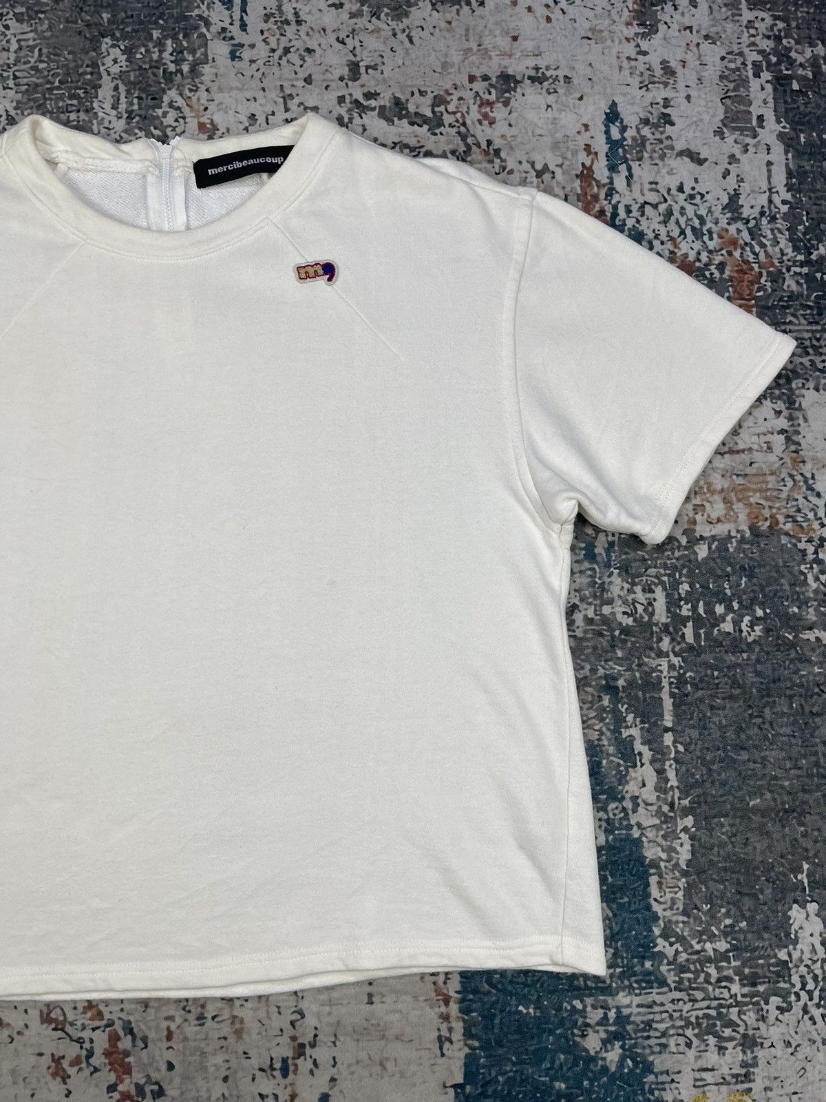 mercibeaucoup Issey Miyake Mercibeaucoup Cropped S/Sleeve Sweatshirt Size US M / EU 48-50 / 2 - 4 Thumbnail