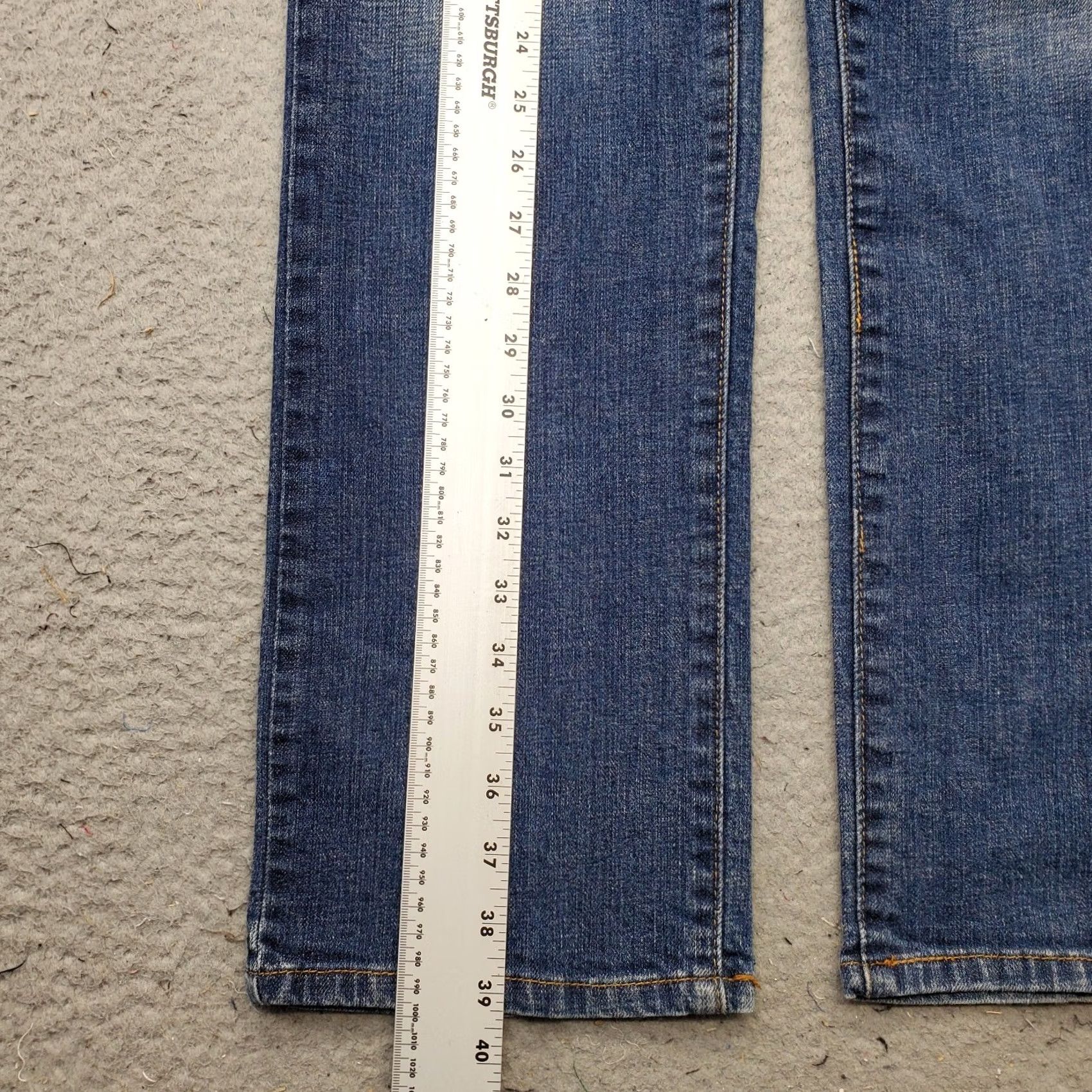 Levi's Levi's 505 Straight Leg Jeans Womens 10 Blue Denim Red Tab Faded Streetwear Jeans Size 32" / US 10 / IT 46 - 3 Thumbnail