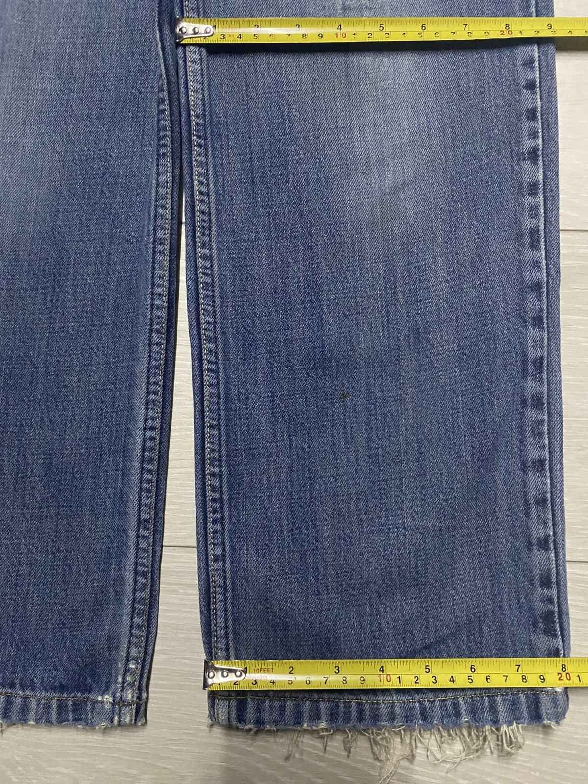 Levi's Made & Crafted Vintage Levis Signature Blue Wash Distressed Loose Jeans Size US 29 - 12 Thumbnail