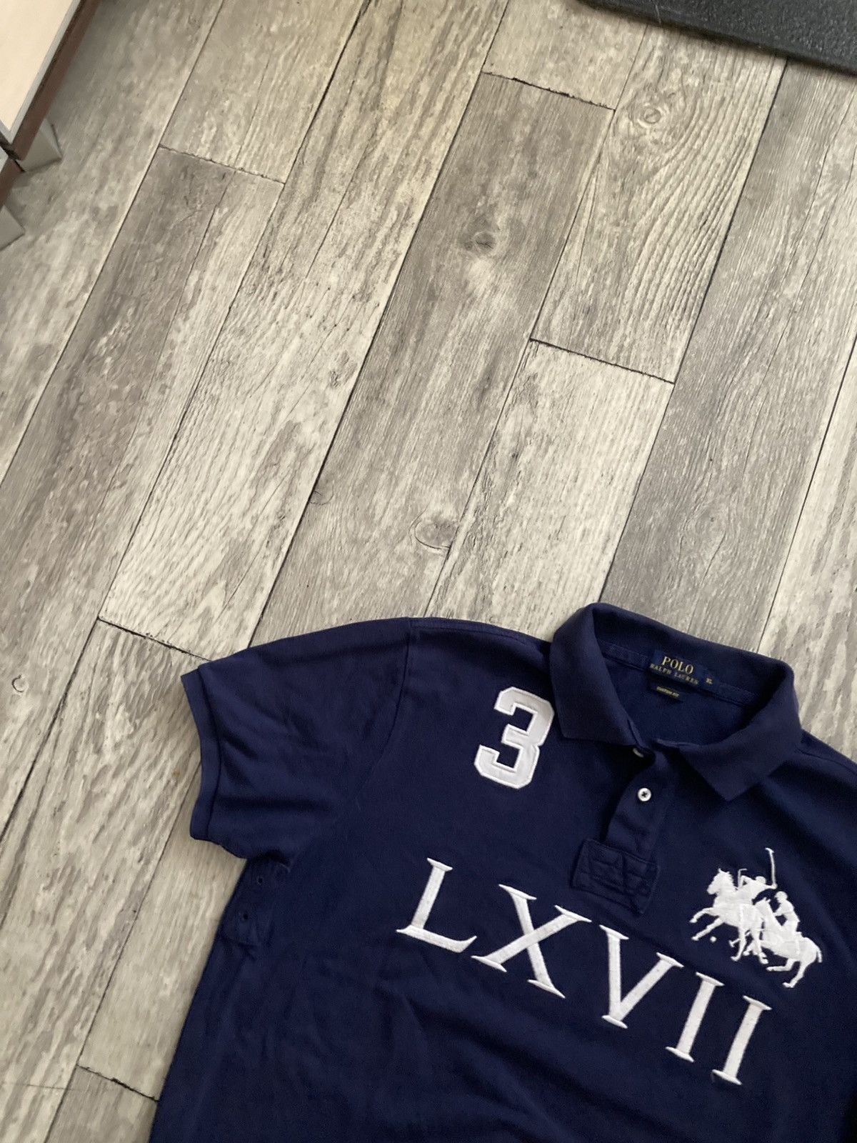 Polo Ralph Lauren × Vintage Vintage Ralph Lauren polo t-shirt tee chief keef XL Y2k drip Size US XL / EU 56 / 4 - 4 Thumbnail