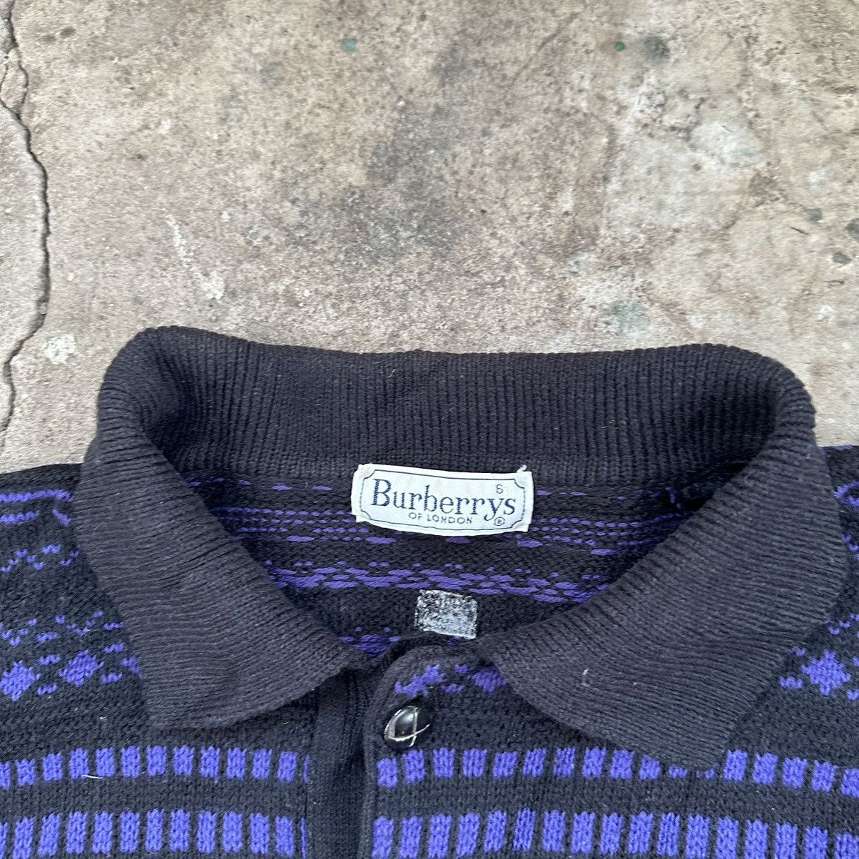 Burberry Vintage Burberrys 90s Lambswool Checkered Grey Sweater Size US XL / EU 56 / 4 - 6 Thumbnail