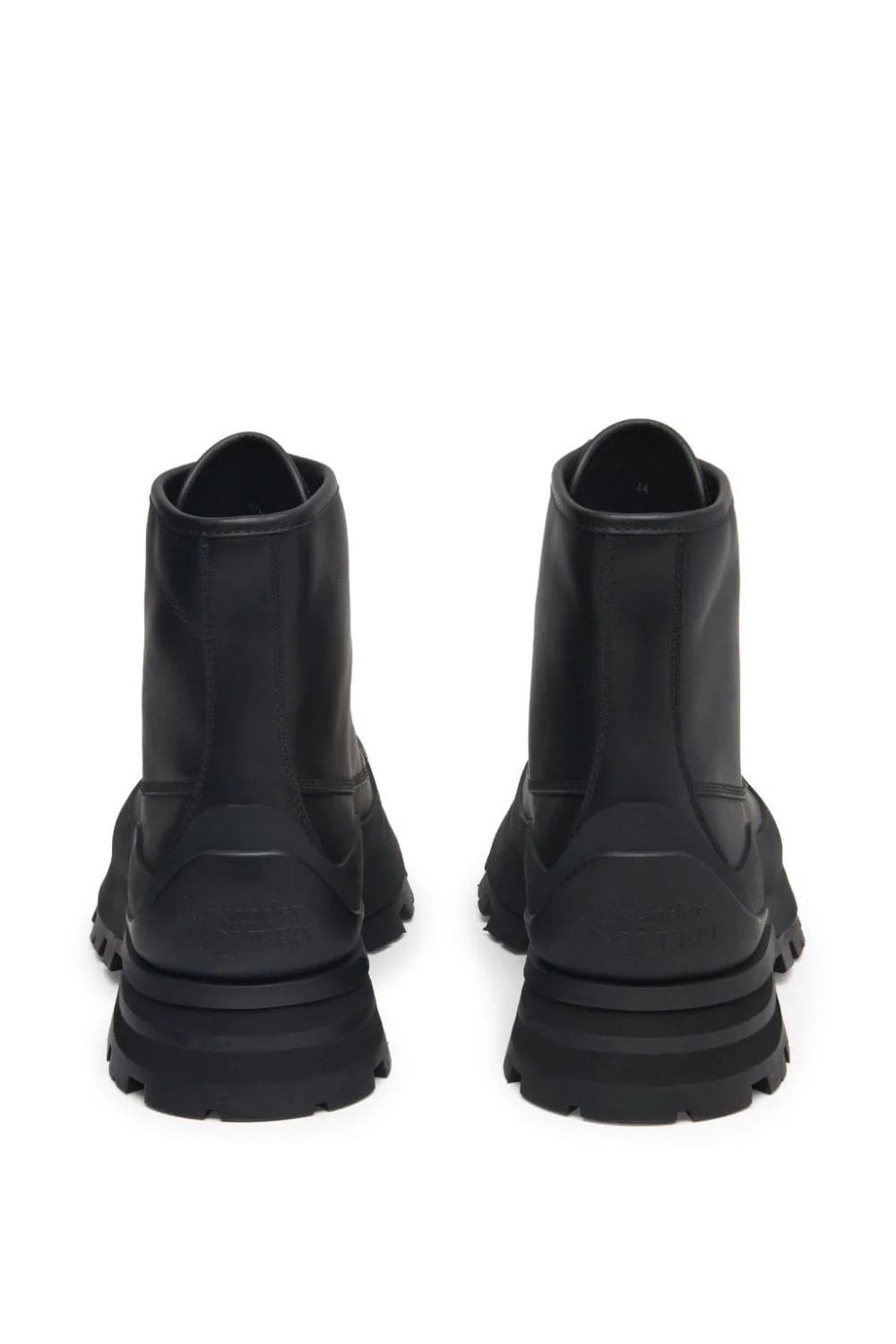 Alexander McQueen o1w1db10725 Wander Lace Up Boot in Black Size US 9 / EU 42 - 3 Thumbnail