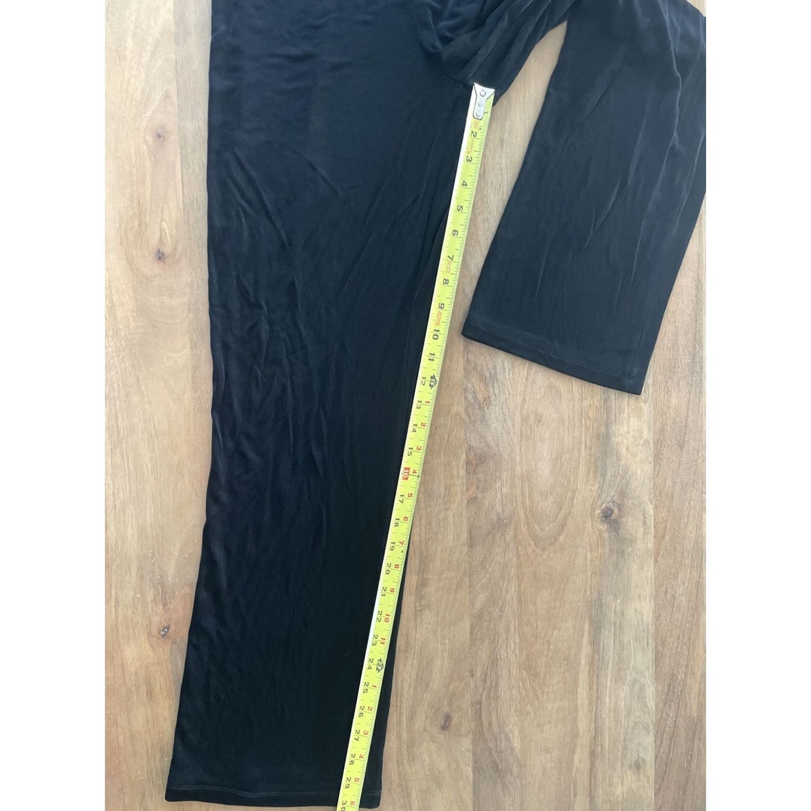 Vintage VINTAGE Chico's Travelers Pants Women Size 1 (M) Black Retro USA Slinky Straight Size 32" / US 10 / IT 46 - 7 Thumbnail