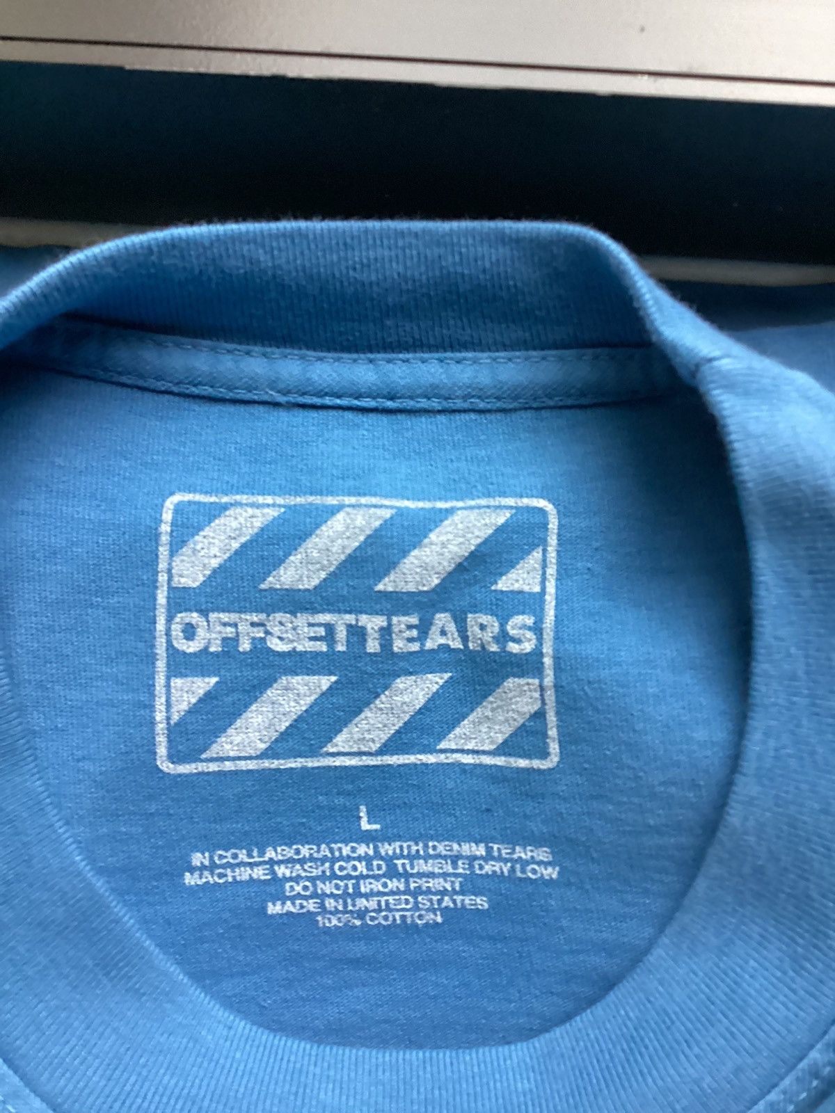 DENIM TEARS Denim Tears X Offset Set it Off T-Shirt Size US L / EU 52-54 / 3 - 3 Thumbnail
