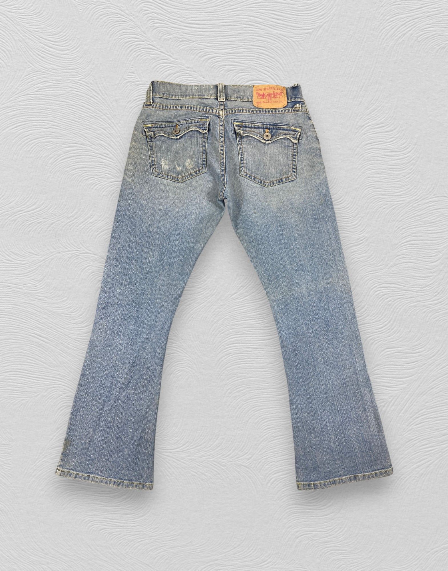 Levi's Light Wash Vintage Levi's 527 Slouch Flare Denim -JN1441 Size US 34 / EU 50 - 2 Thumbnail