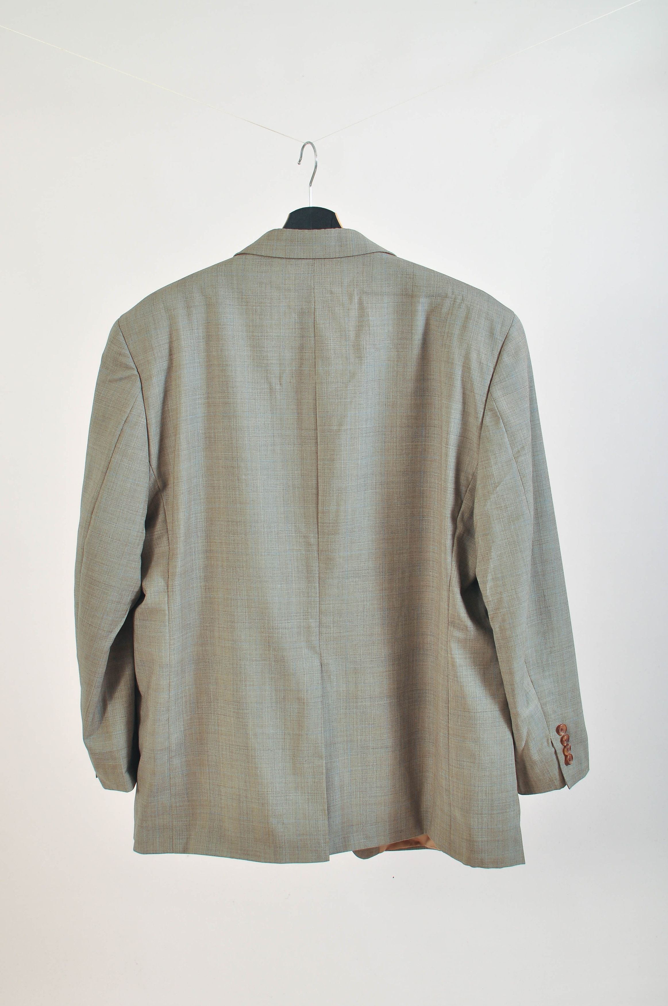Ralph Lauren Vintage 00s Ralph Lauren Wool Checkered Blazer Size 46R - 5 Thumbnail