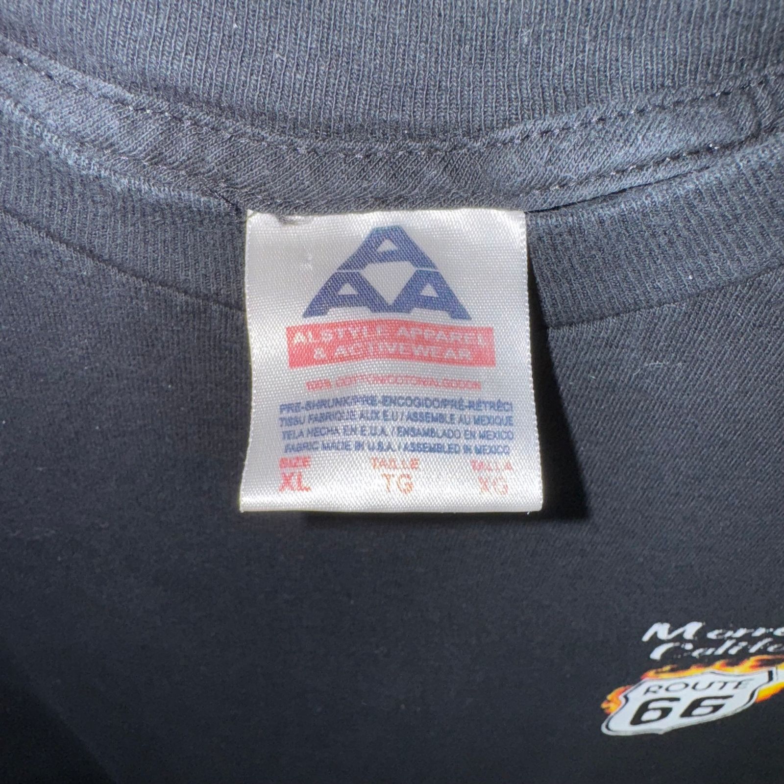 AAA Vintage Y2K Morro Bay California moon Route 66 car t-shirt Size US XL / EU 56 / 4 - 3 Thumbnail
