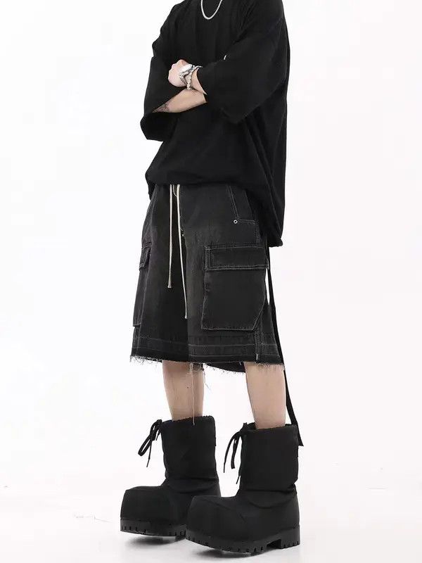 Japanese Brand Sayaka x Yura Vintage High Street Multi-Pocket Denim Shorts Size US 32 / EU 48 - 1 Thumbnail