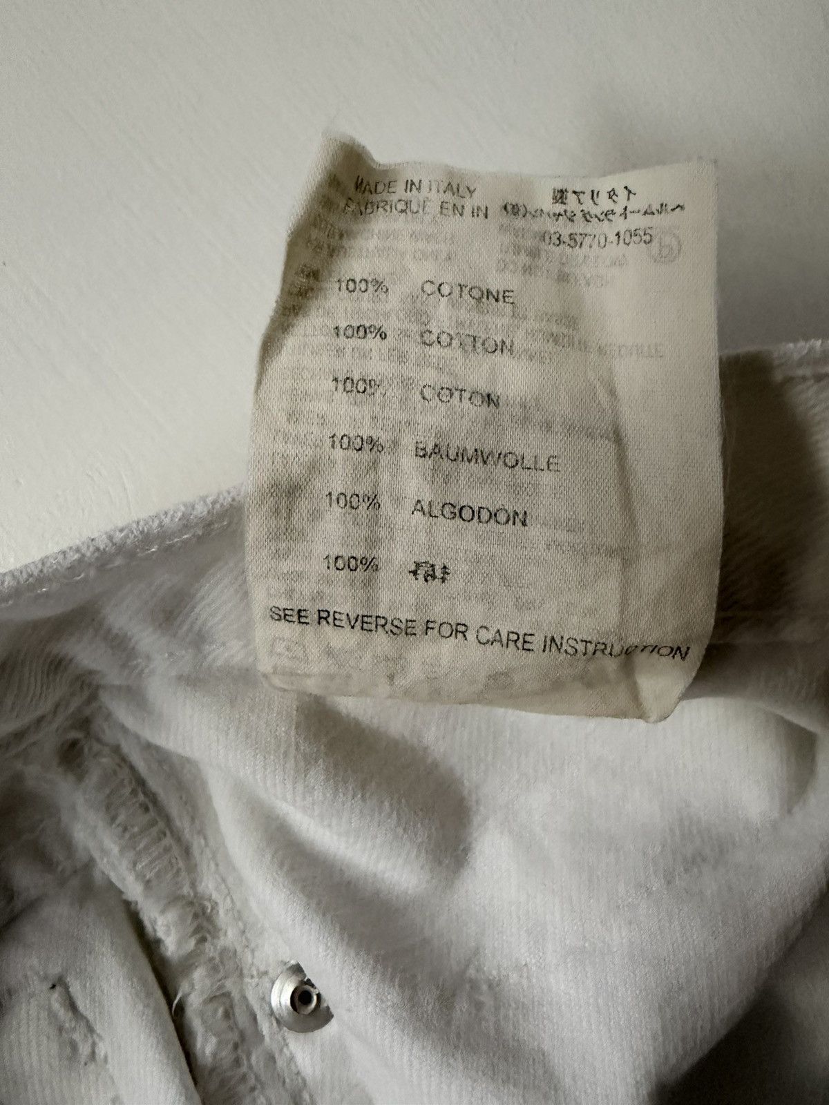 Helmut Lang Helmut Lang White Inside Out Denim Size US 28 / EU 44 - 9 Thumbnail