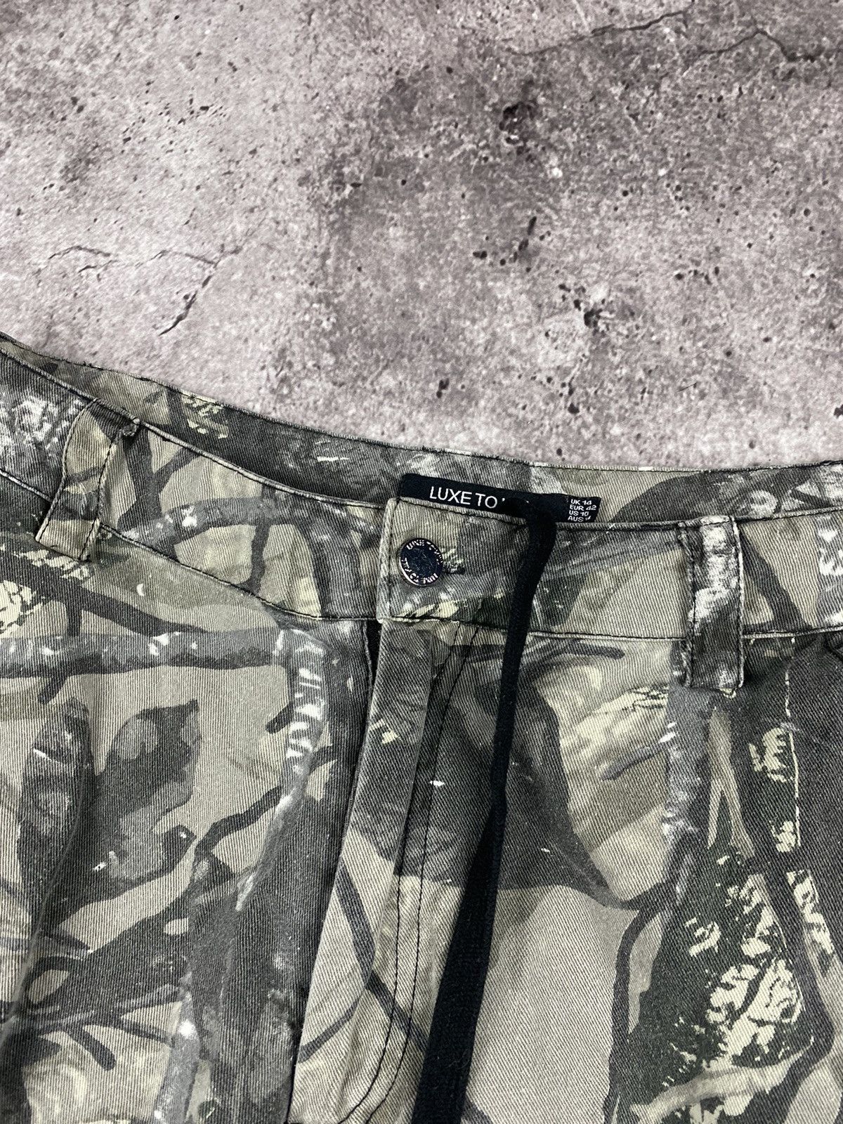 Japanese Brand × Vintage Vintage Cargo Camo Baggy Oversize Multi Pocket Pants Size US 30 / EU 46 - 5 Thumbnail