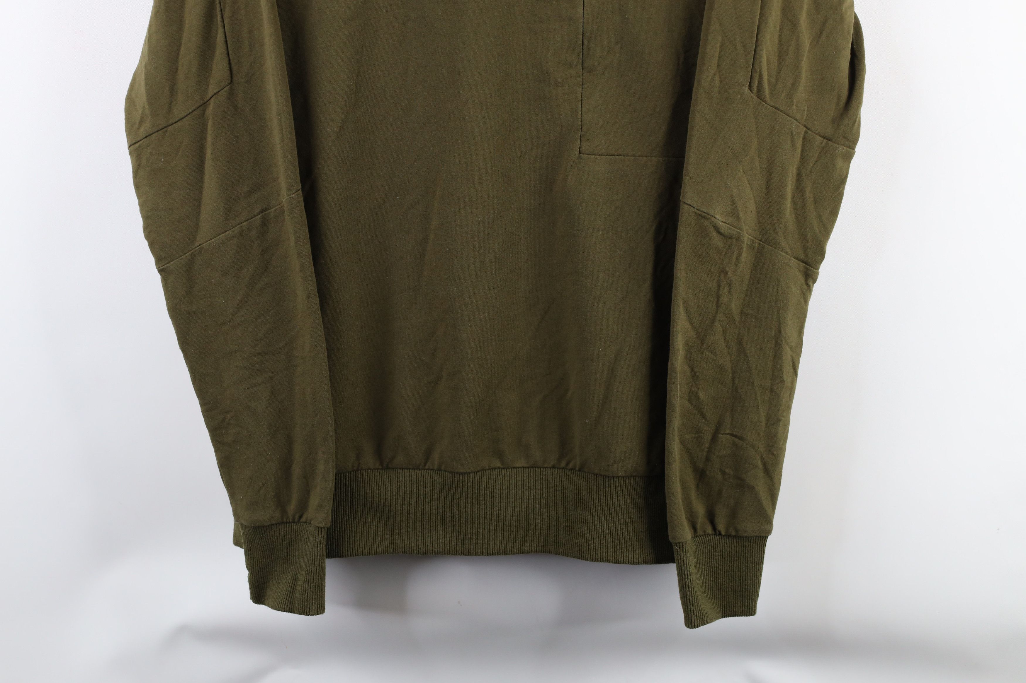 Vintage Zyia Active Blank French Terry Crewneck Sweatshirt Green Size M / US 6-8 / IT 42-44 - 3 Thumbnail