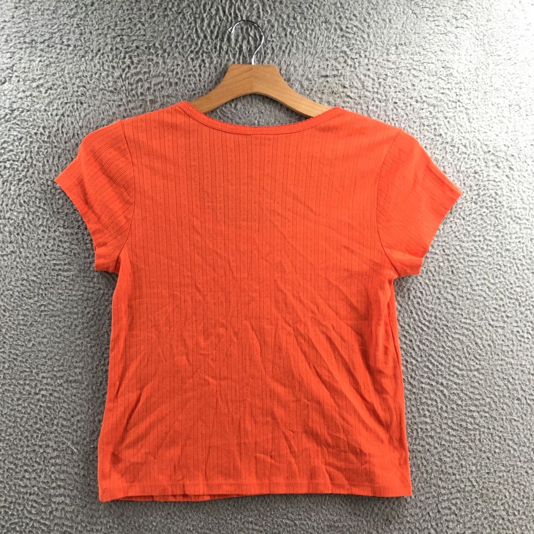 Old Navy Old Navy Tee Top Womens XL Orange Short Sleeve Scoop Neck Knit Stretch Size XL / US 12-14 / IT 48-50 - 7 Thumbnail
