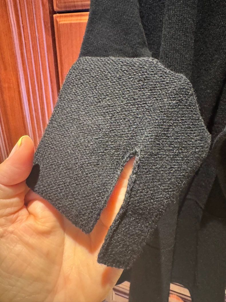 Yohji Yamamoto Yohji Yamamoto size 2 Black knit sweater 2506-Nextarrow Size M / US 6-8 / IT 42-44 - 3 Thumbnail