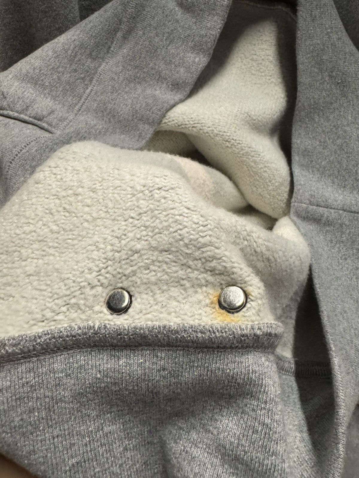 Chrome Hearts Chrome Hearts Grey Cross patch Hoodie with silver studs Size L / US 10 / IT 46 - 7 Thumbnail