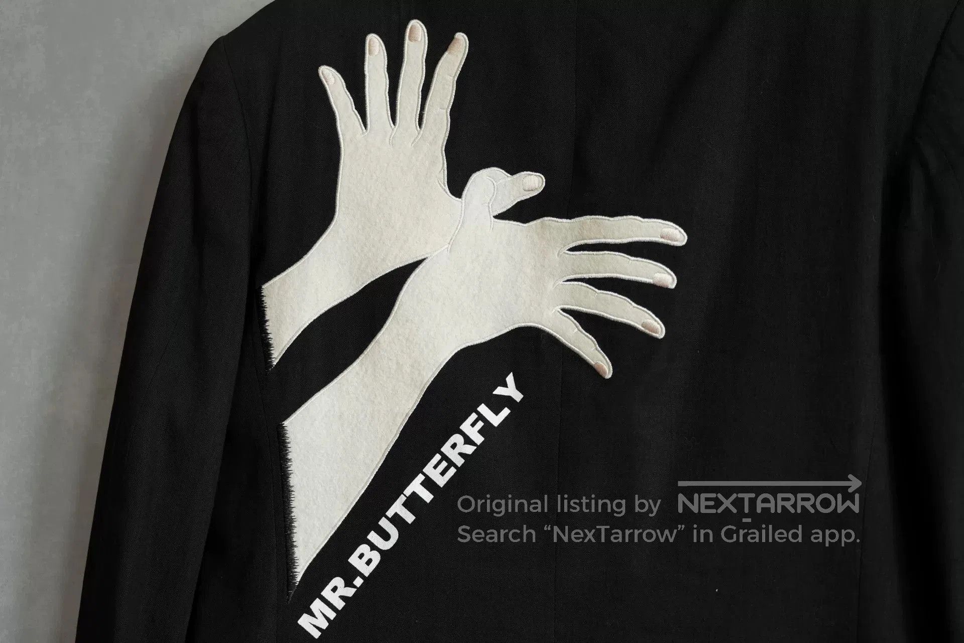 Yohji Yamamoto Yohji Yamamoto Butterfly Embroidered Jacket. Size US S / EU 44-46 / 1 - 2 Thumbnail