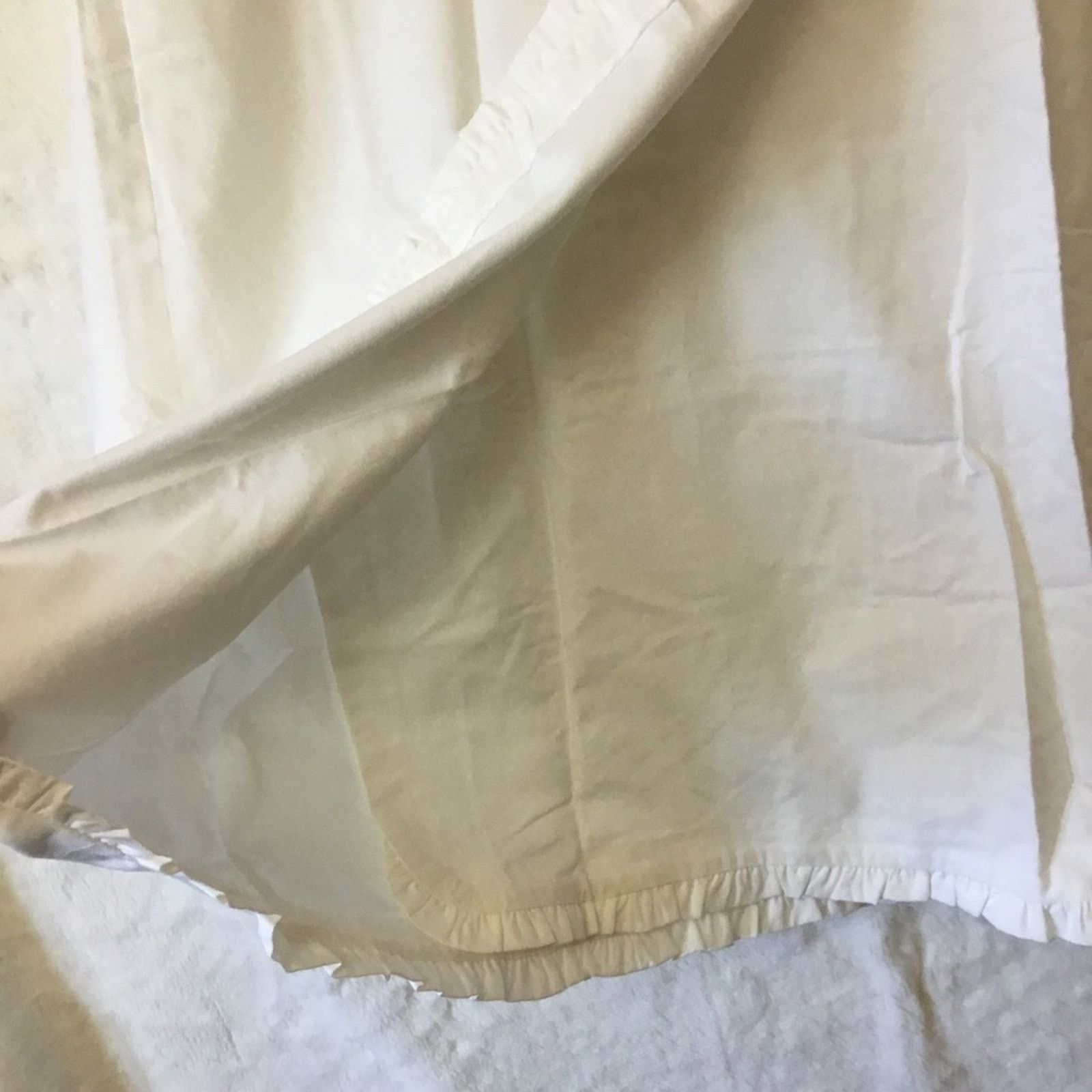 J.Crew J, Crew White Wrap Ruffle Tulip Skirt Size 27" / US 4 / IT 40 - 6 Thumbnail