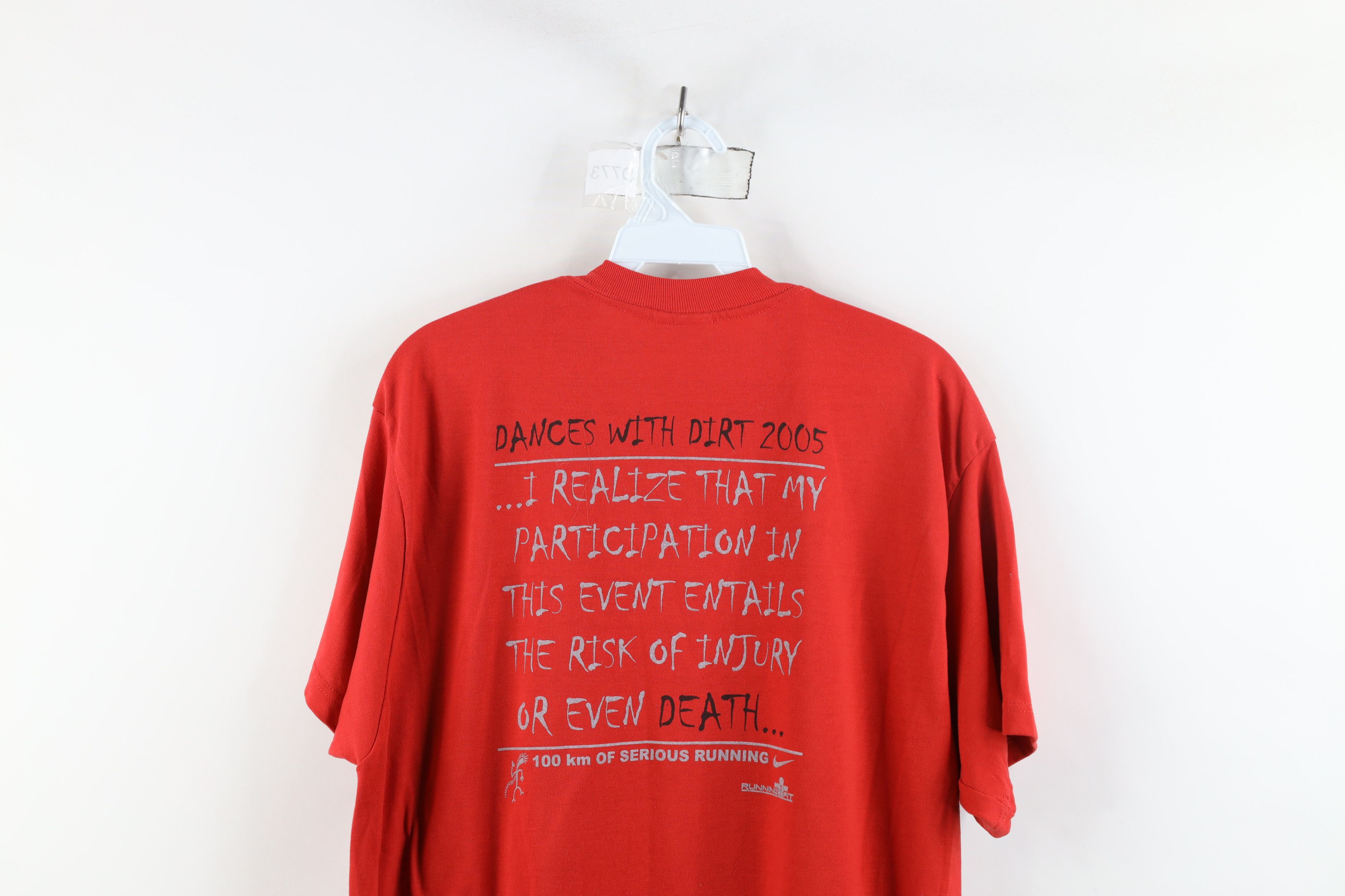 Vintage Vintage Y2K 2005 Dirt Hell Michigan 50K 50 Mile Race T-Shirt Size US XL / EU 56 / 4 - 13 Thumbnail