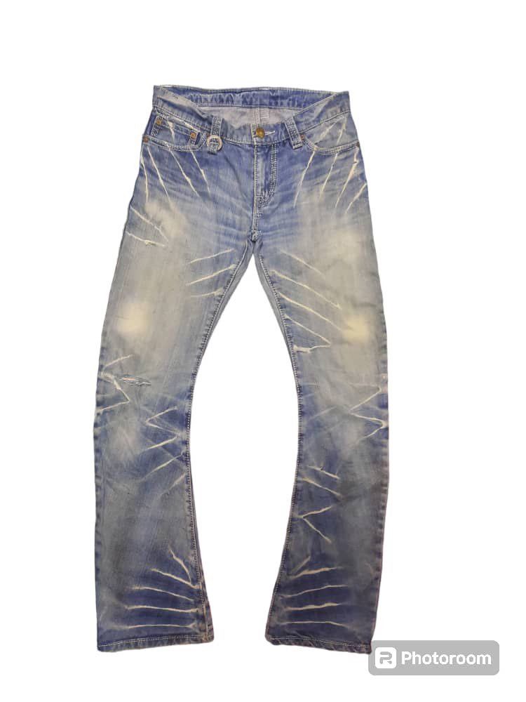 Japanese Brand × Vintage SICK‼️BUFFALO BOB DISTRESSED DENIM PANT Size US 30 / EU 46 - 1 Thumbnail