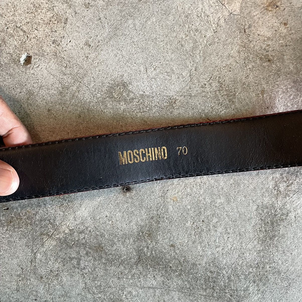 Moschino Moschino Women Leather Belt Size ONE SIZE - 4 Thumbnail