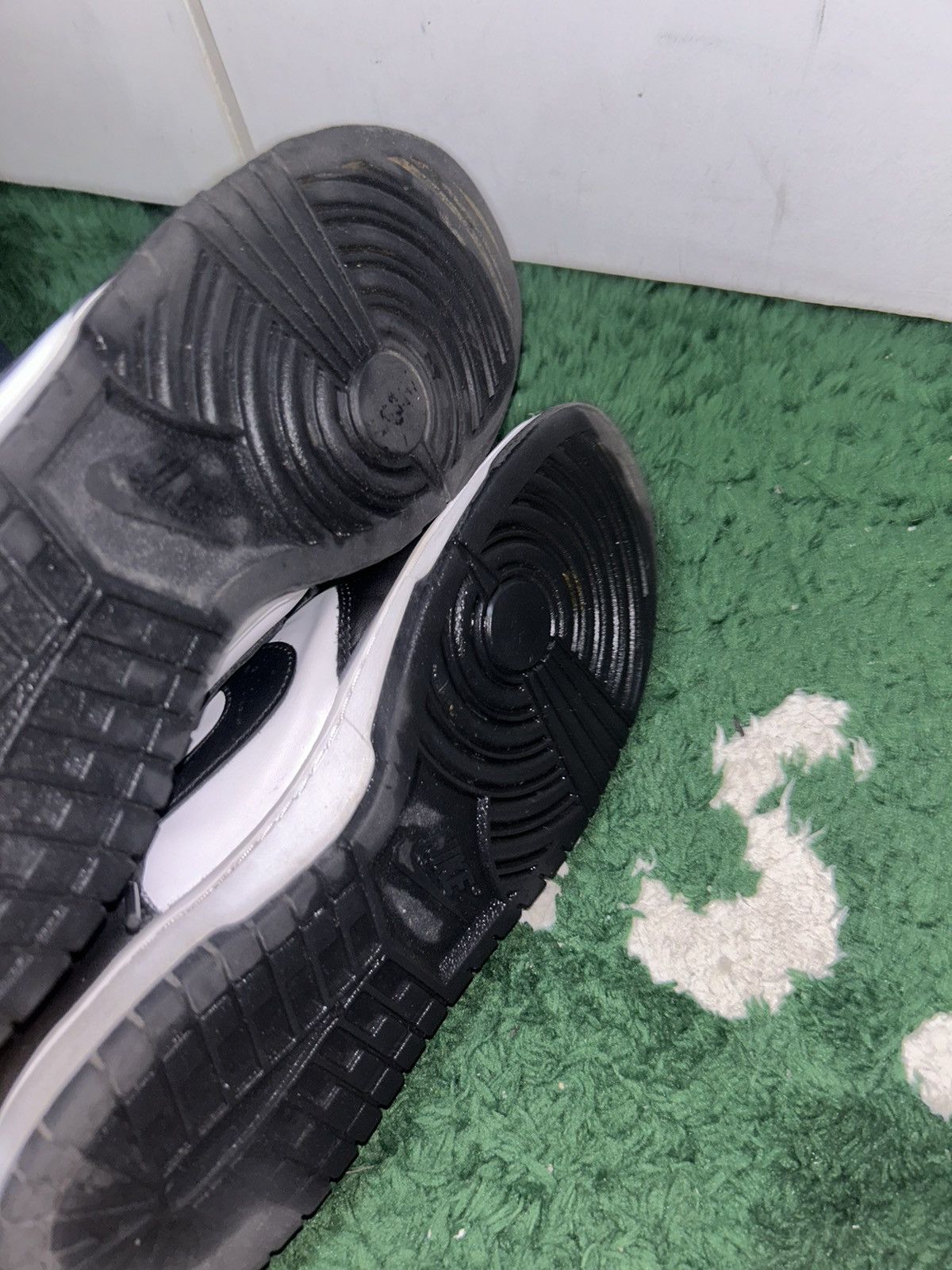 Nike Size 13 - Nike Dunk Low Black White Preowned No Box Size US 13 / EU 46 - 7 Thumbnail