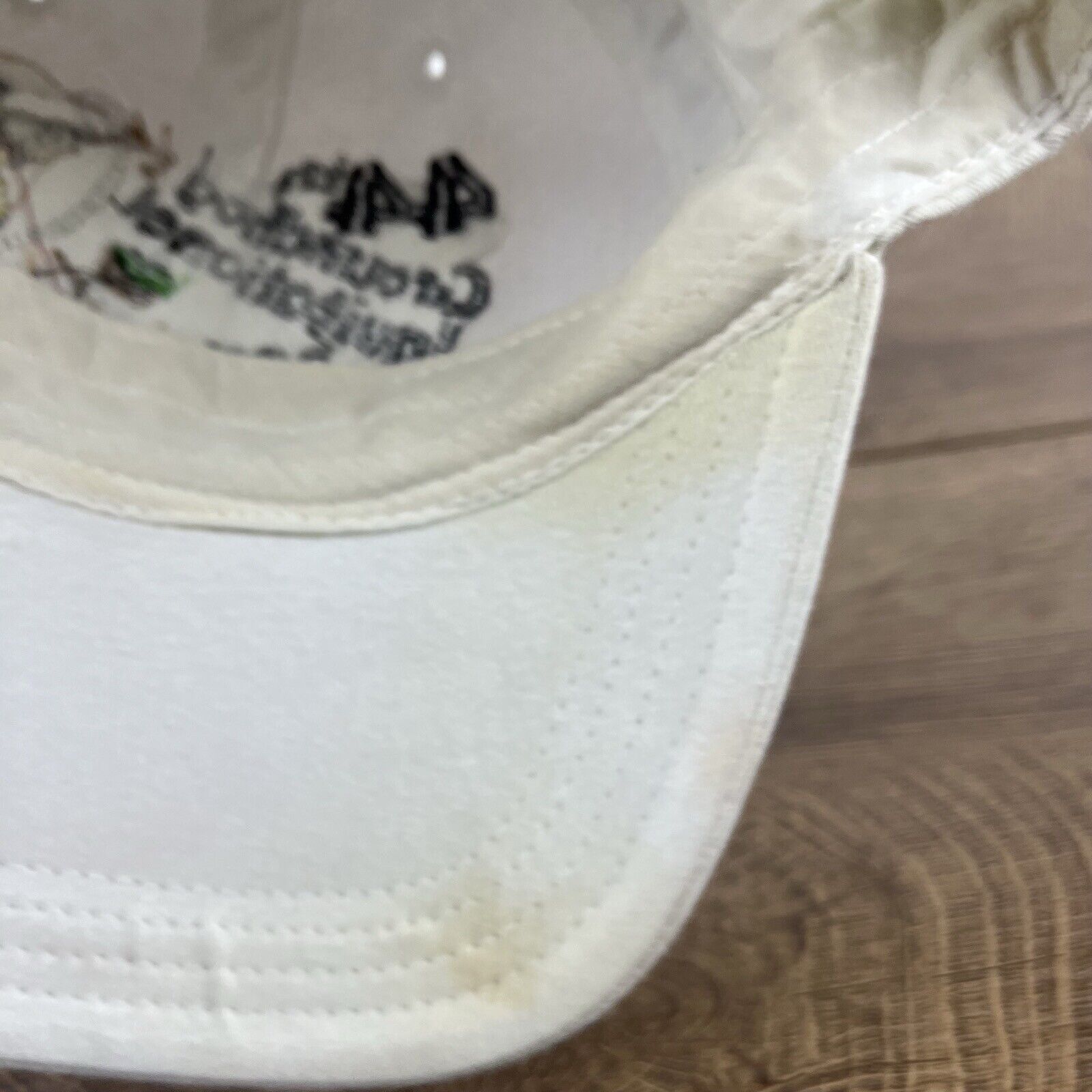 Other 44th Groundhog Invitational Adjustable Hat 2011 White Hat Ad Size ONE SIZE - 13 Thumbnail