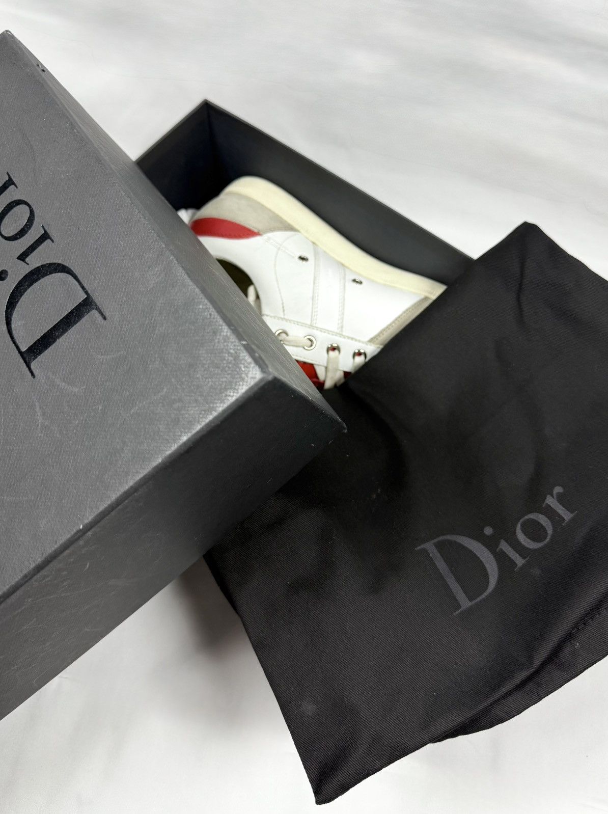 Dior SS13 Dior Homme Kris Van Assche ‘B01’ Red/White GAT Sneakers Size US 8 / EU 41 - 5 Thumbnail