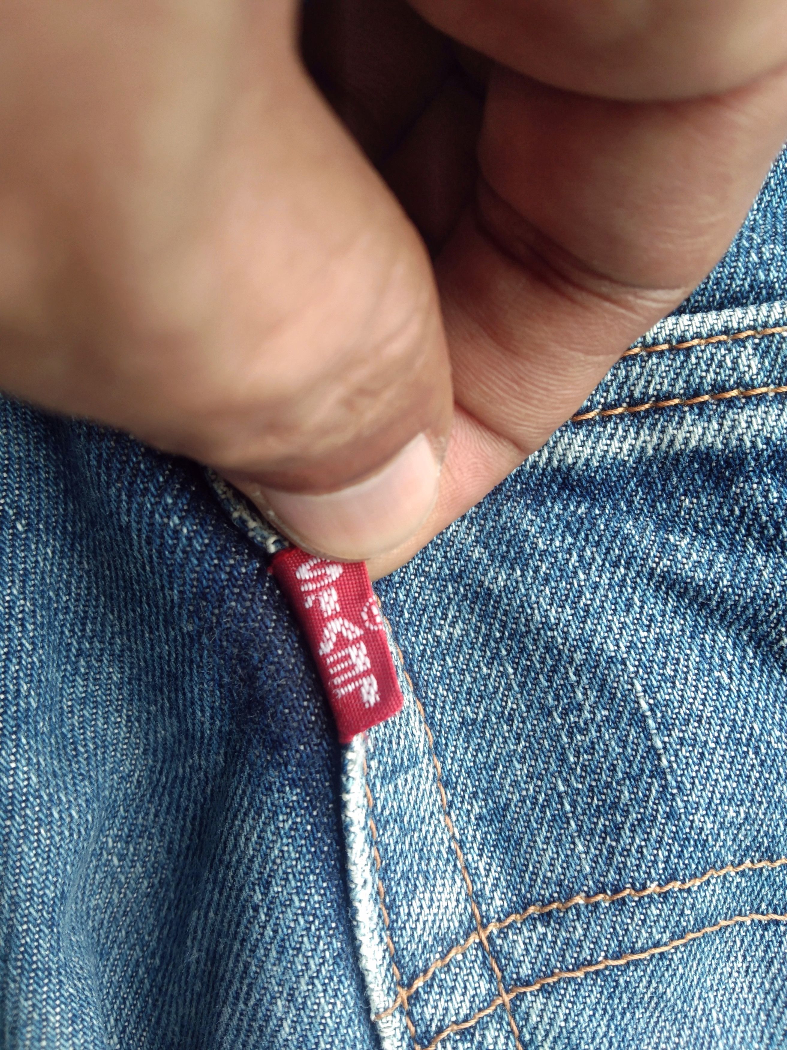 Levi's Vintage LVC 502 XX Levi's Big E Japan Selvedge Redline Jeans Size US 29 - 3 Thumbnail