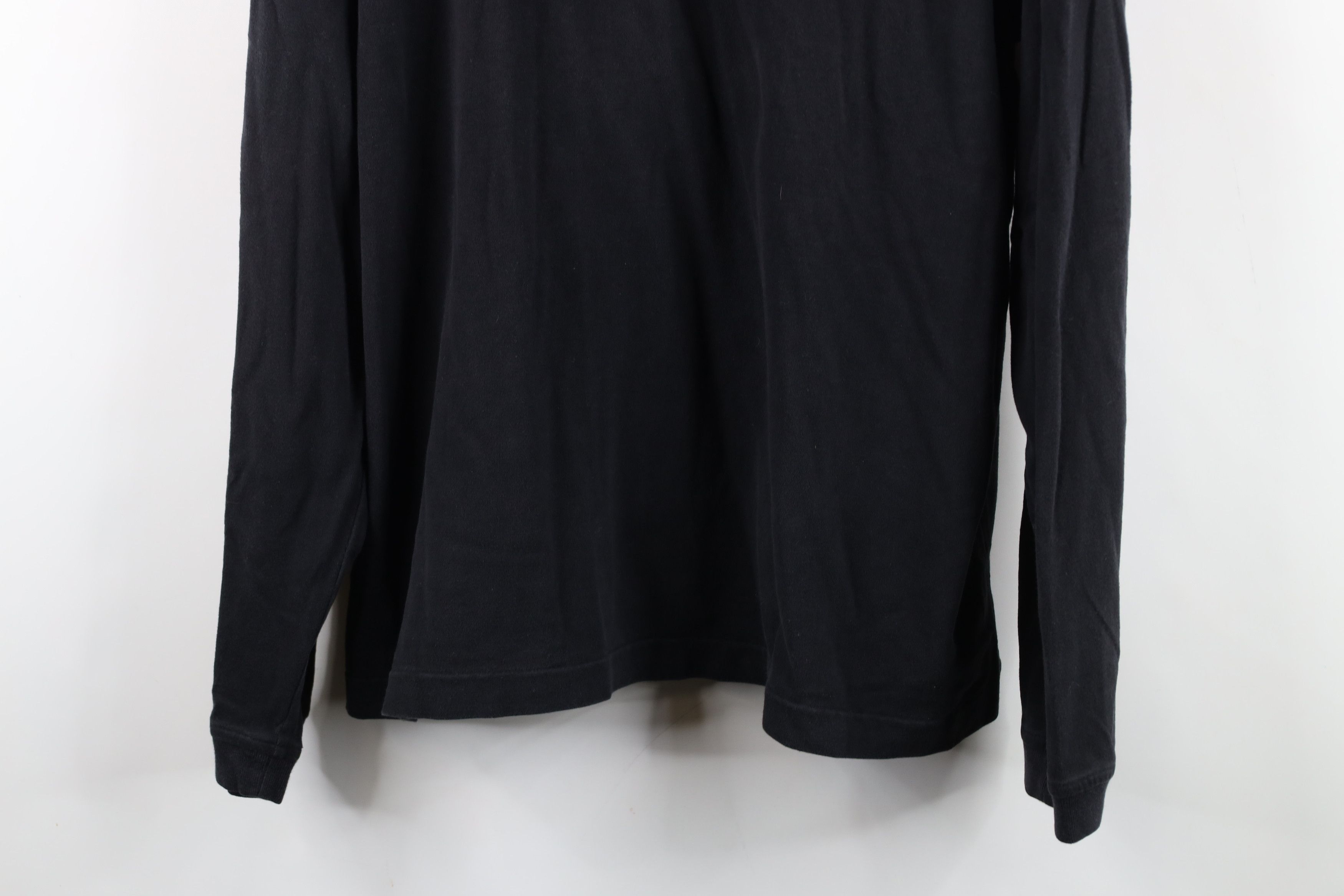 Brooks Brothers Vintage Brooks Brothers Soft Cloth Mock Neck T-Shirt Black Size US L / EU 52-54 / 3 - 3 Thumbnail