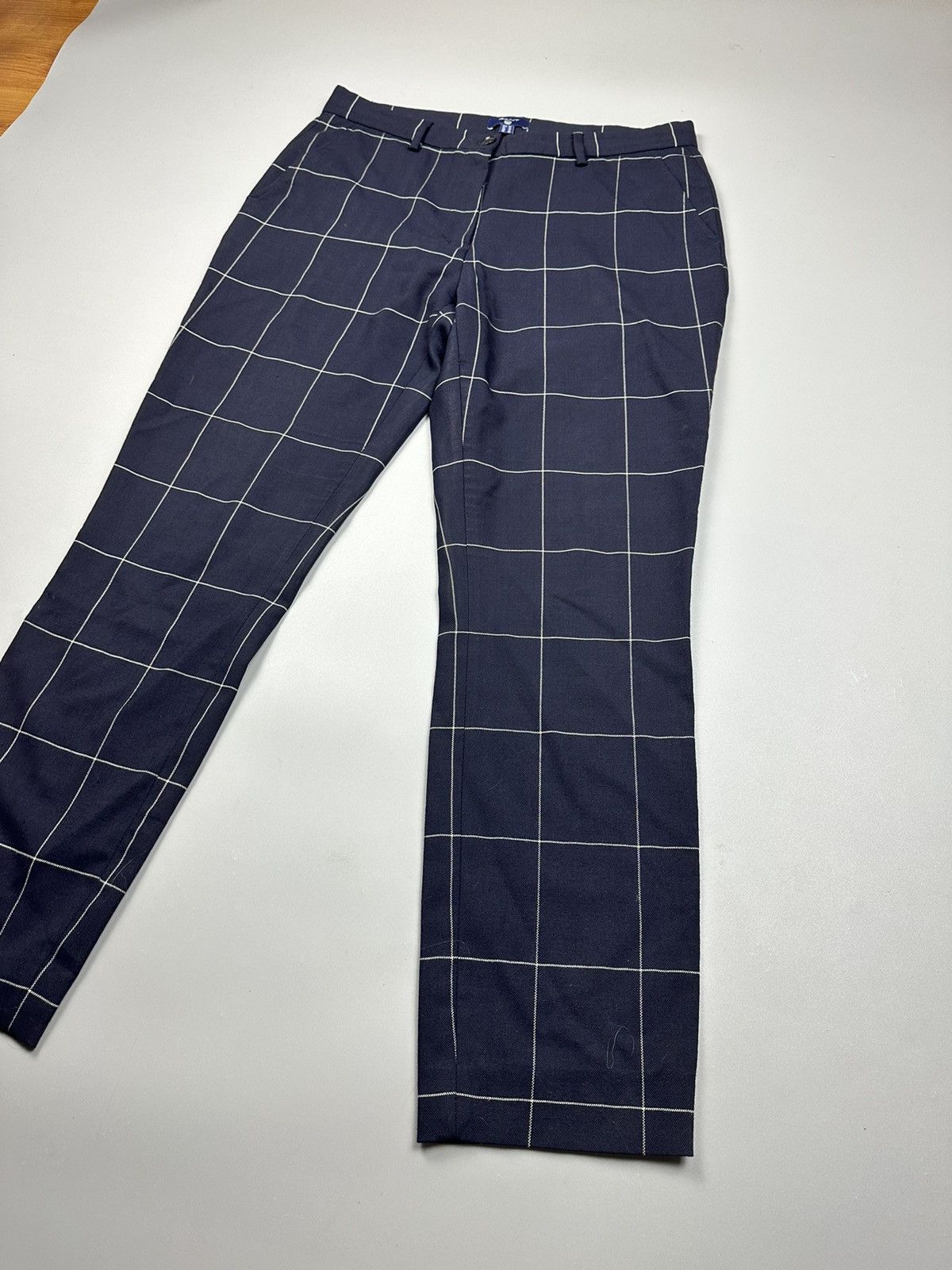 Gant Tapered fit Checkered woolen pants Gant USA Size 32" / US 10 / IT 46 - 3 Thumbnail