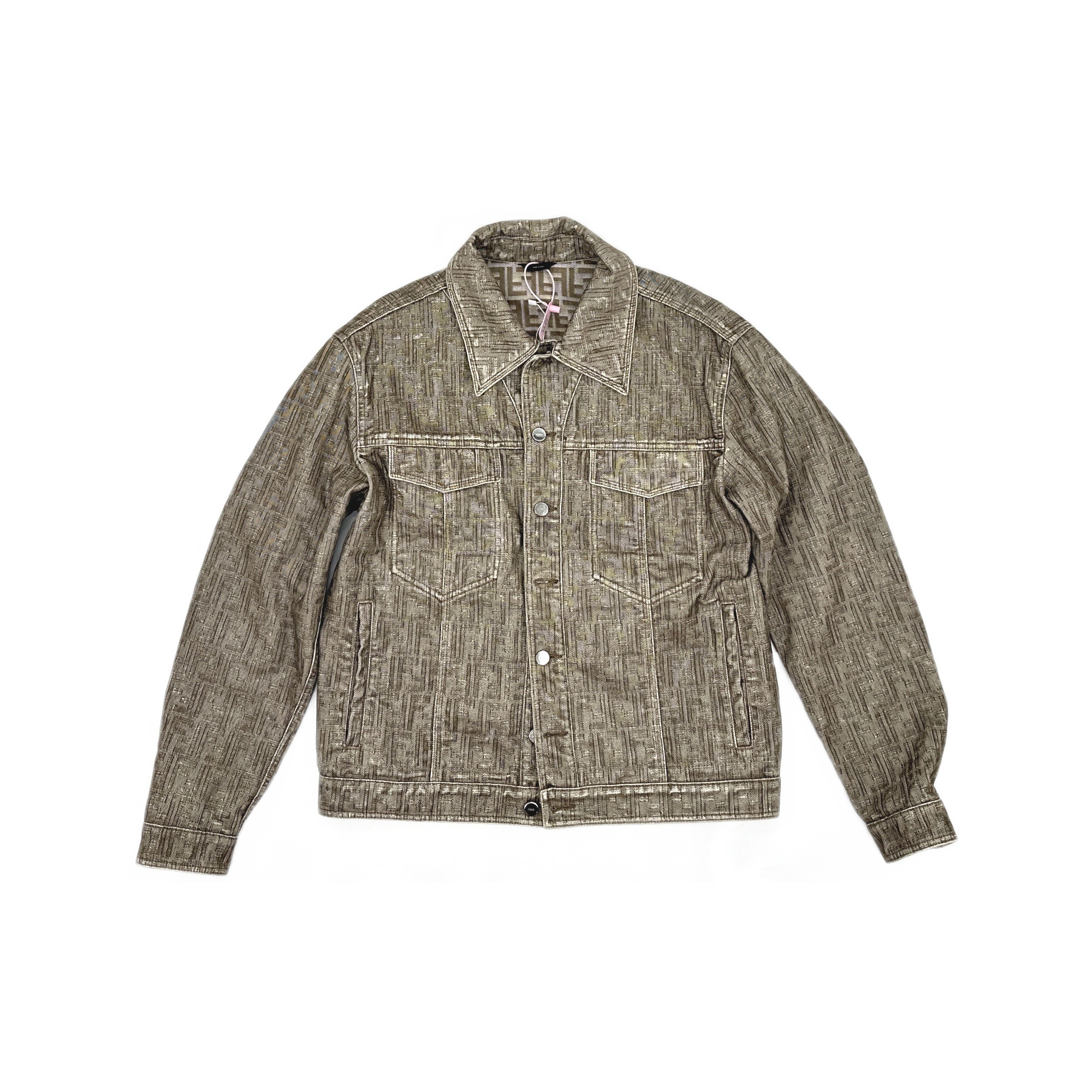 Fendi Fendi Monogram Denim Jacket Size M Size US M / EU 48-50 / 2 - 1 Thumbnail