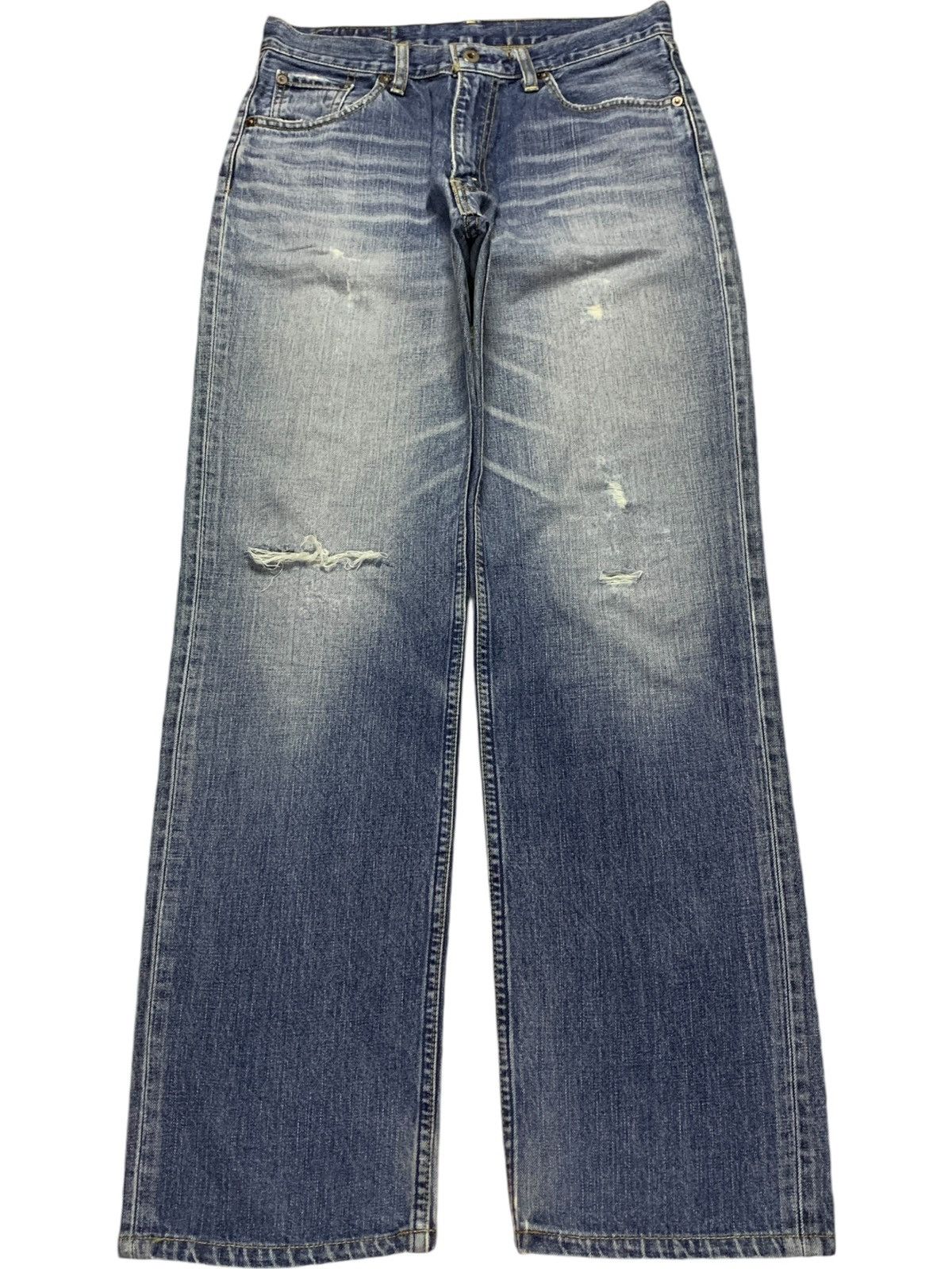 Levi's × Levi's Vintage Clothing Vintage 90s Levis 502 Faded Wash Distressed Baggy Jeans Size US 30 / EU 46 - 1 Thumbnail