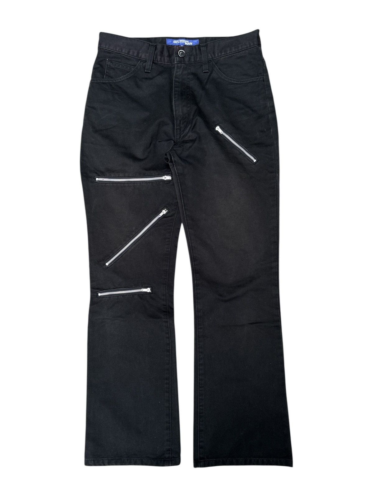 Junya Watanabe 2002 Multi Zip Bootcut Pants Size US 31 - 1 Thumbnail
