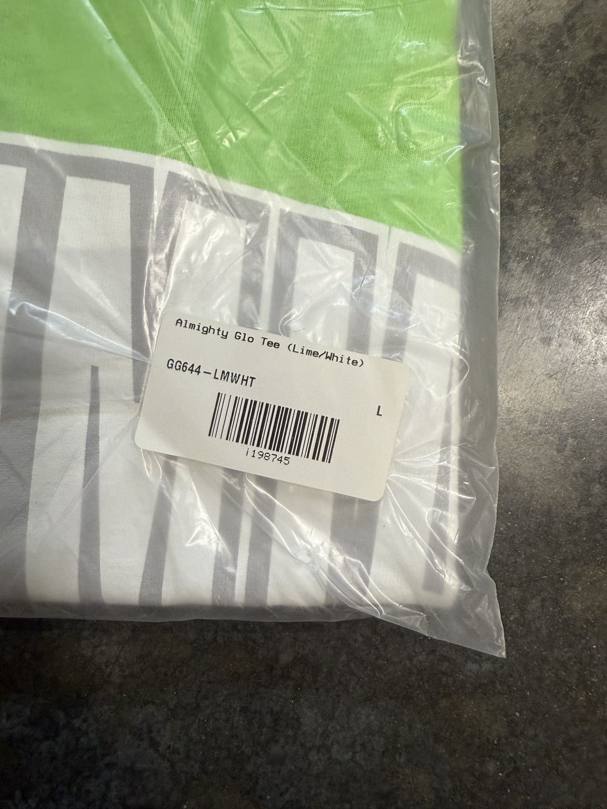 Glo Gang Glo Gang Almighty Tee size L -Lime Size US L / EU 52-54 / 3 - 4 Thumbnail
