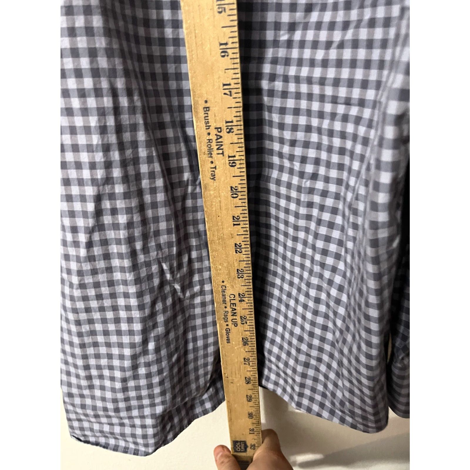 Perry Ellis Perry Ellis Button-Up Shirt Men’s Long Sleeve 18 Blue Plaid Classic Fit Style City College Designer University Button-Down Size US XXL / EU 58 / 5 - 4 Thumbnail